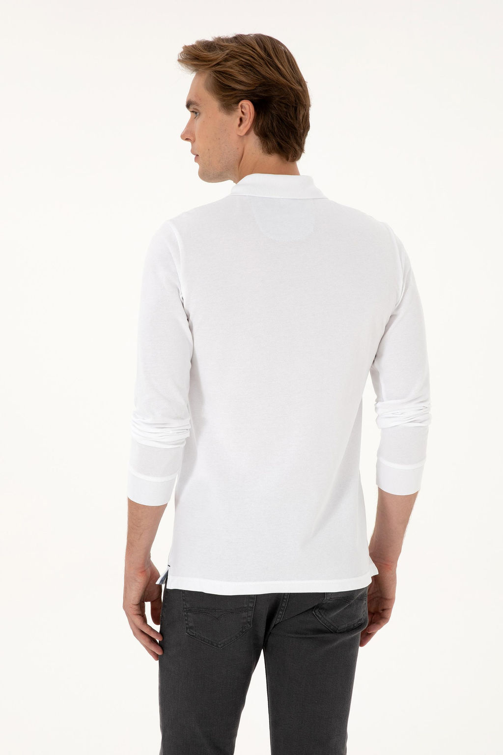 Erkek Beyaz Basic Sweatshirt Sepette S_rpriz _ndirim - U.s. polo assn фото 12
