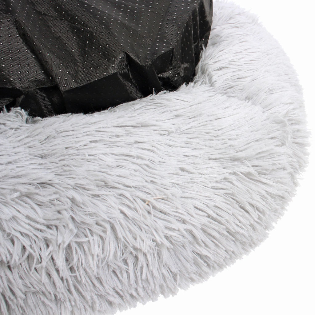 Лежанка для животных круглая "Место БРО", цвет серый, d-60см (Лейбл)