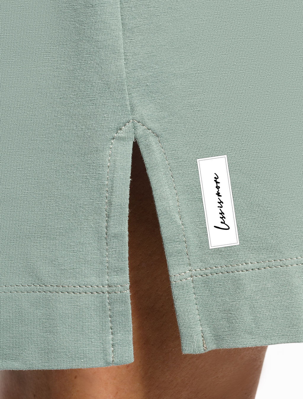 VILATTE / Платье-футболка из эластичного хлопка  фото 2