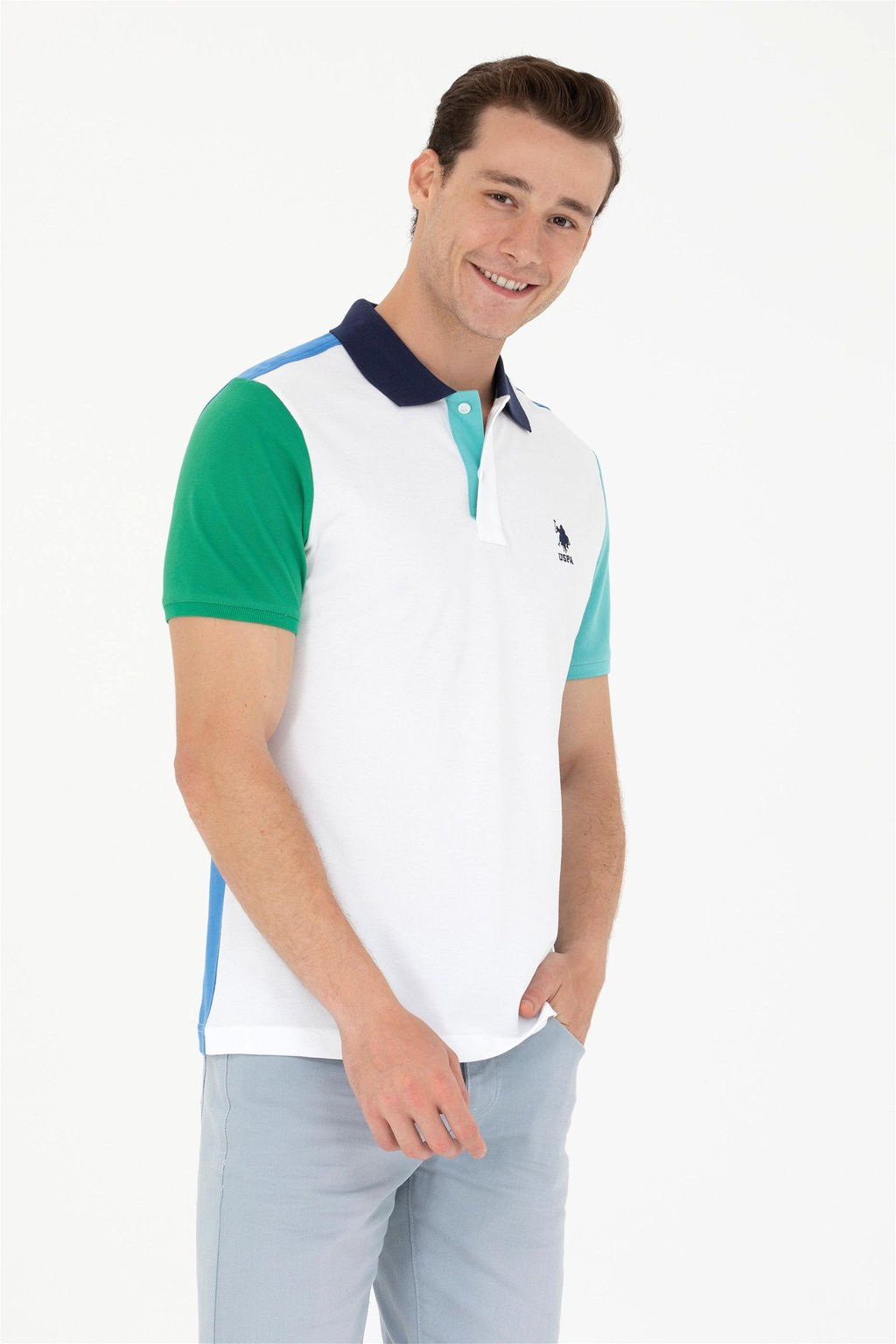U. S. Polo Assn / Мужская белая футболка - U.s. polo assn фото 10