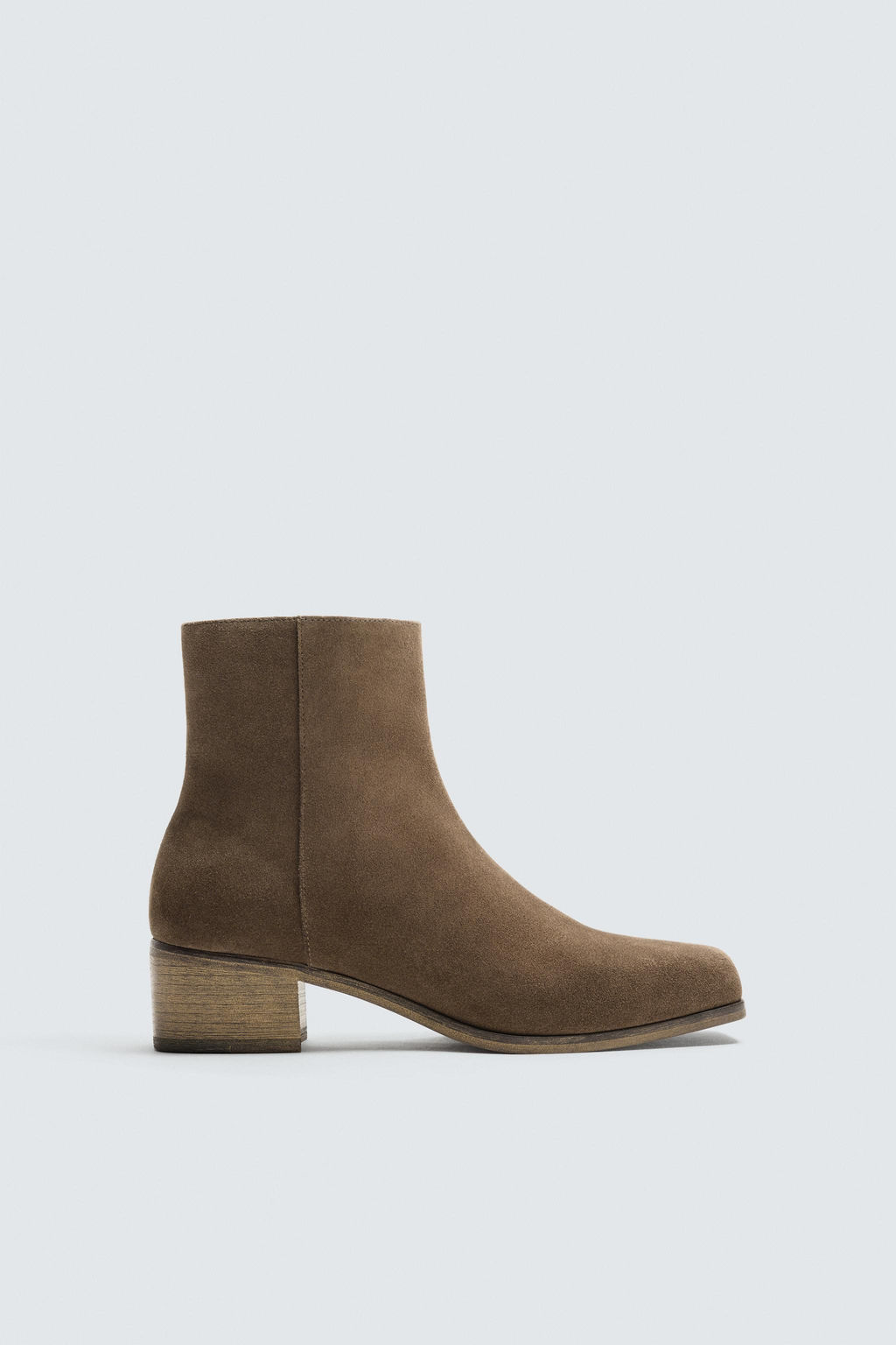 LEATHER HEELED LIMITED EDITION BOOTS - Zara фото 4