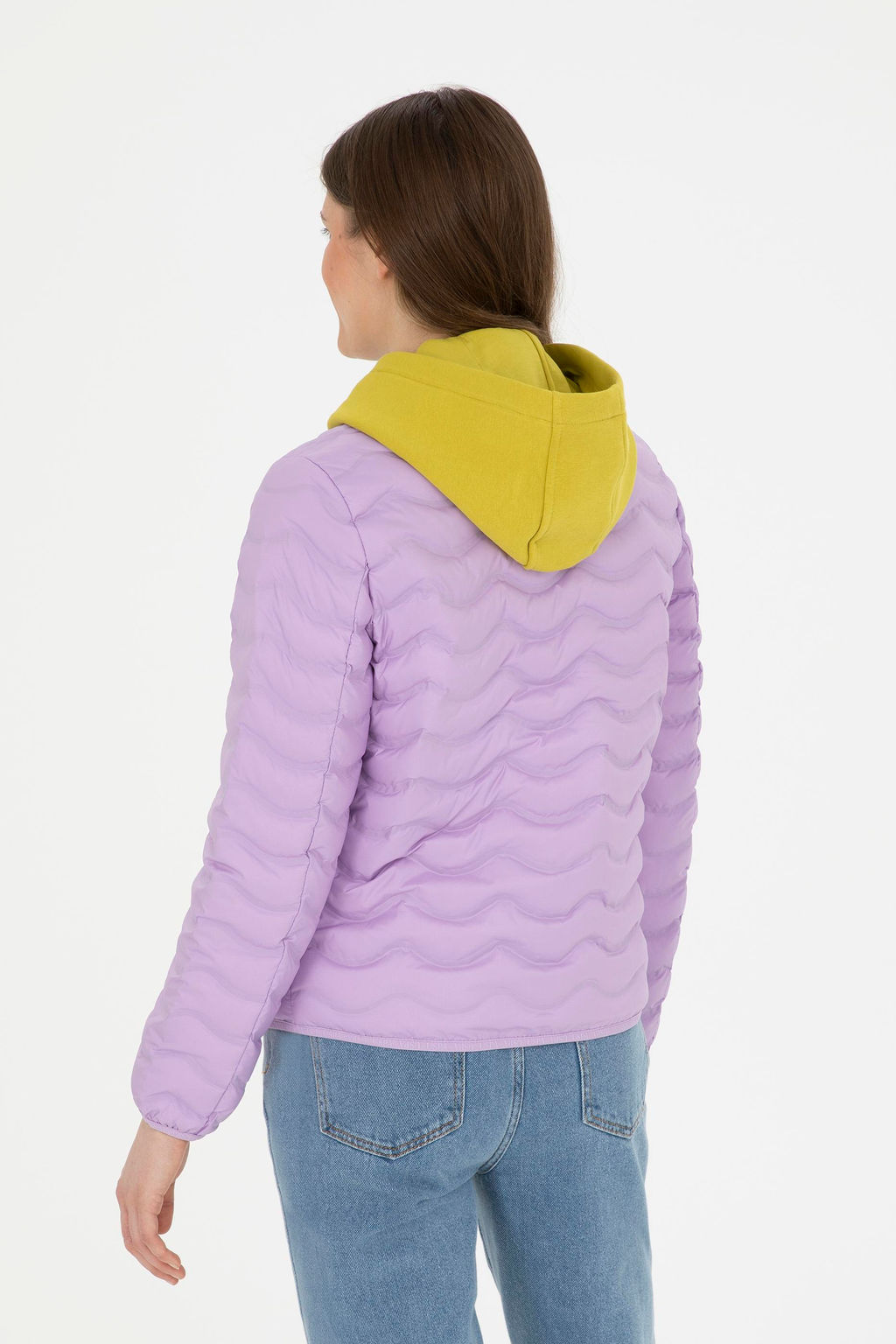 Женское сиреневое пальто Неожиданная скидка в корзине