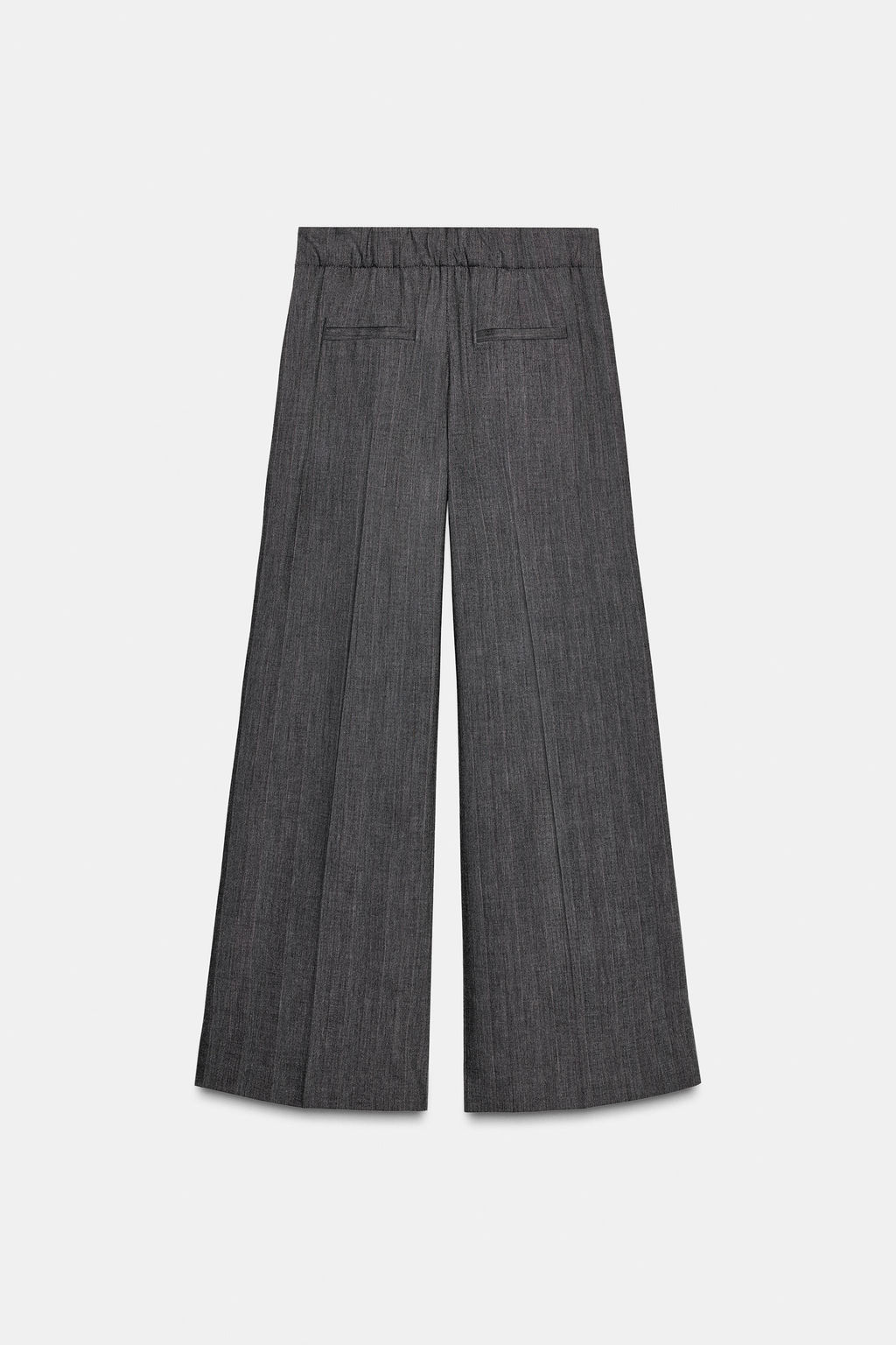 ZW COLLECTION WIDE-LEG WOOL TROUSERS - Zara фото 4