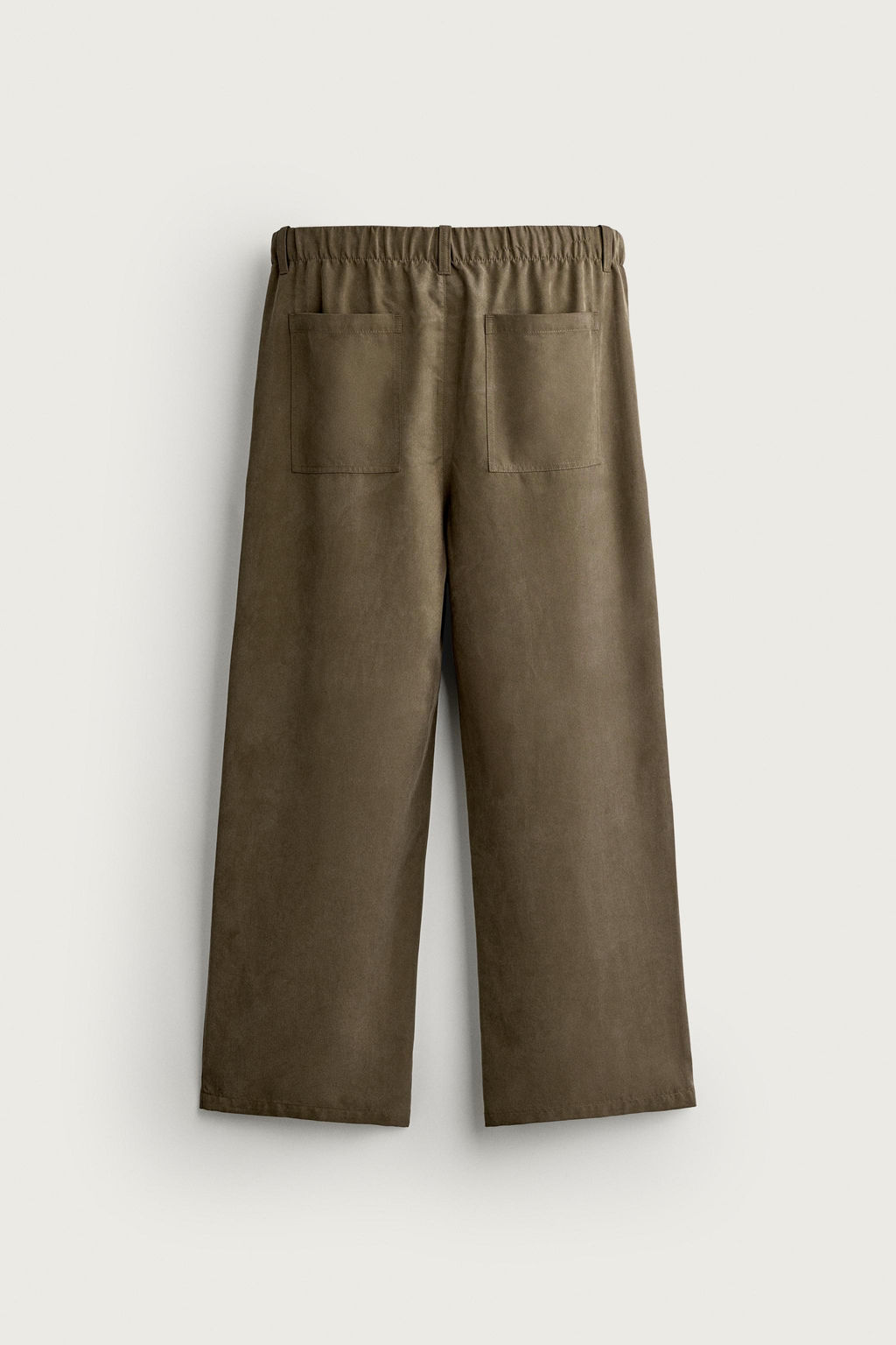 PANTAL?N FLUIDO RELAXED FIT / Marr?n - Zara фото 7