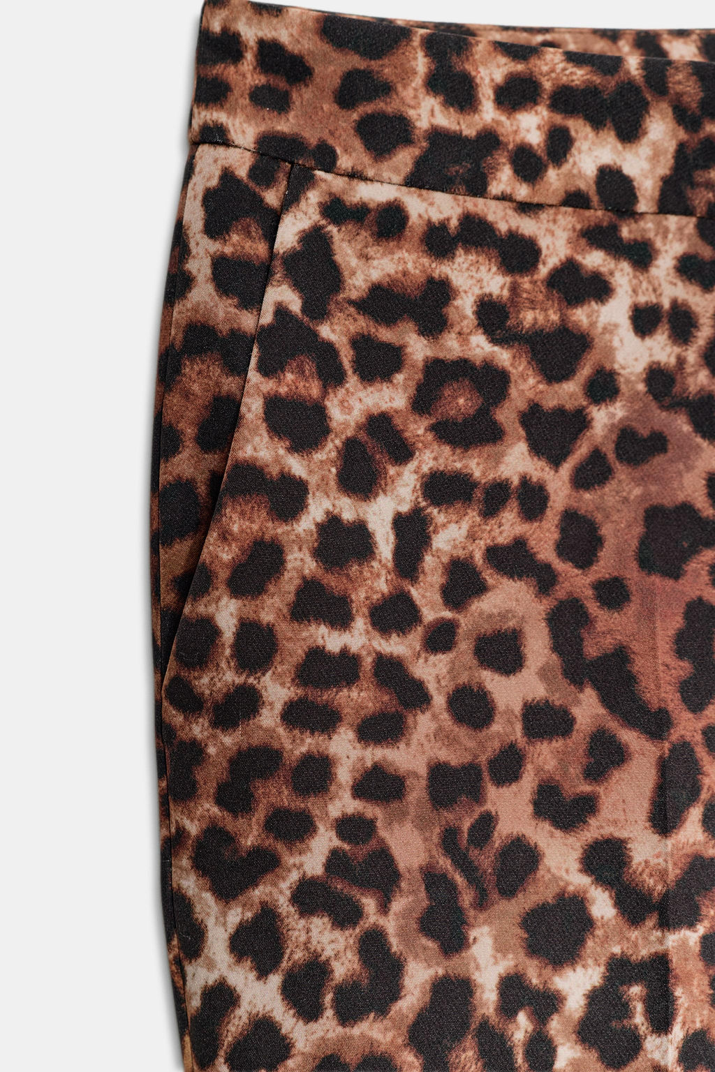 ANIMAL PRINT FLARE TROUSERS - Zara фото 10