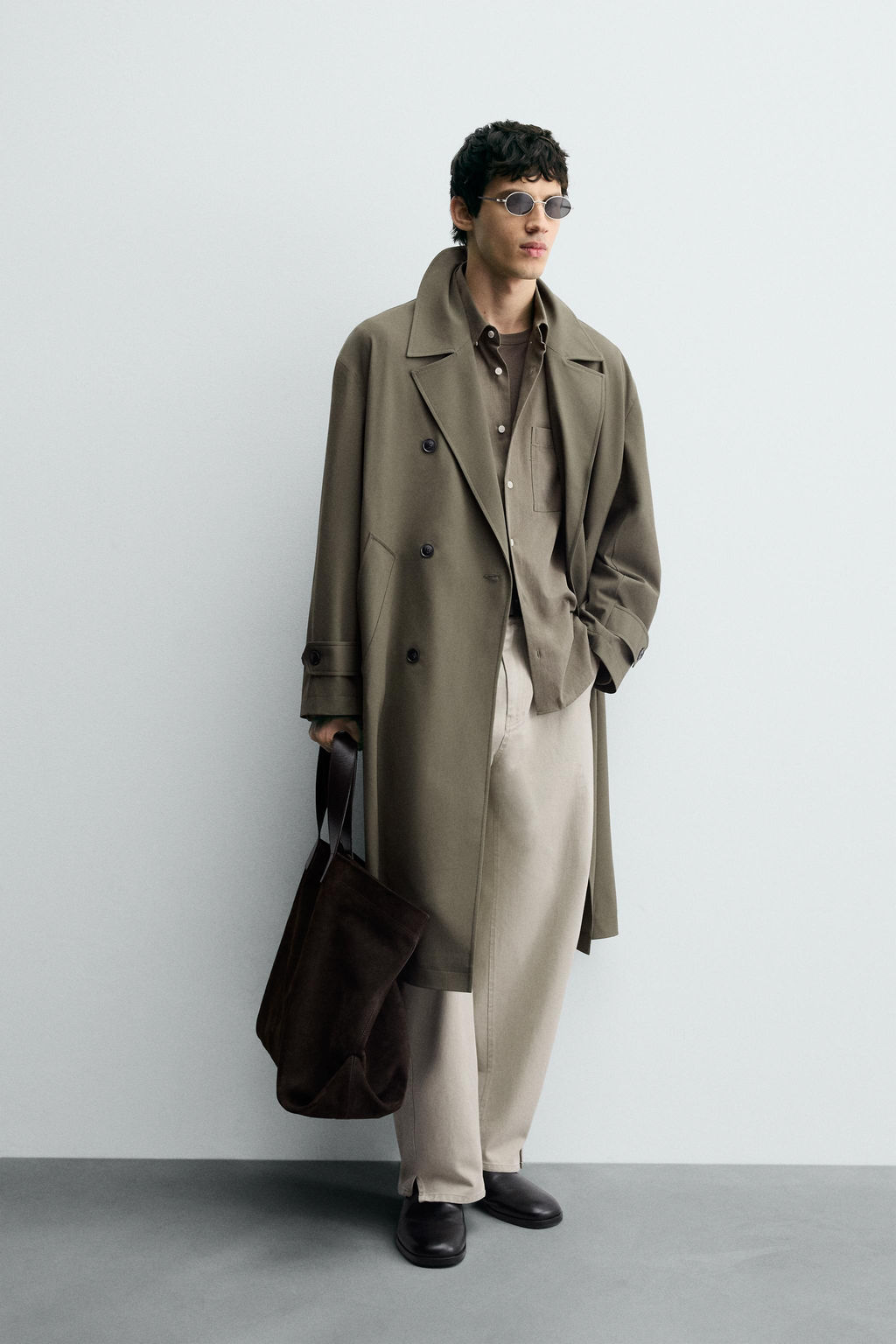 OVERSIZE FLOWING FIT TRENCH COAT