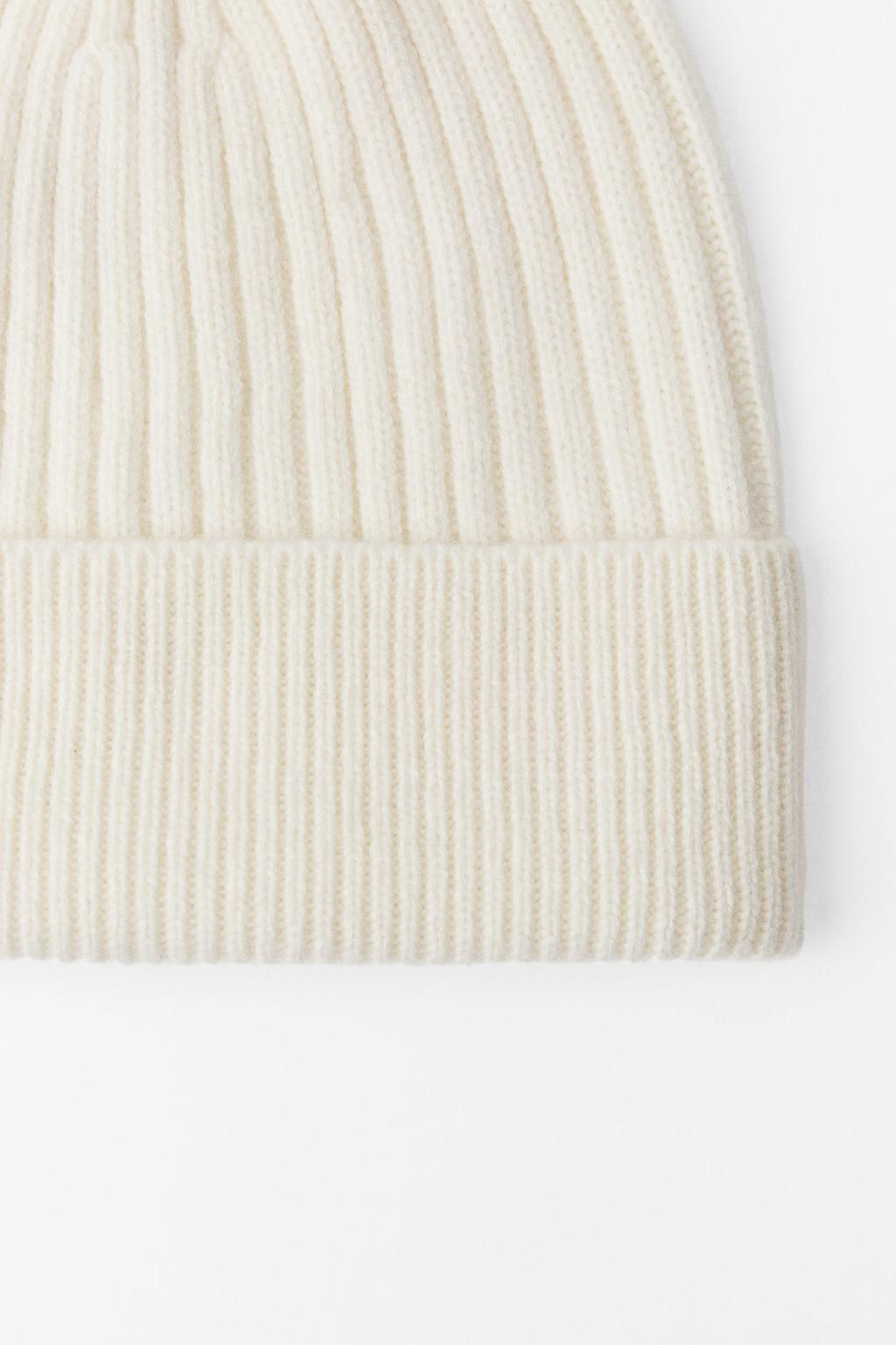 SKI COLLECTION BEANIE WITH WOOL AND CASHMERE - Zara фото 3