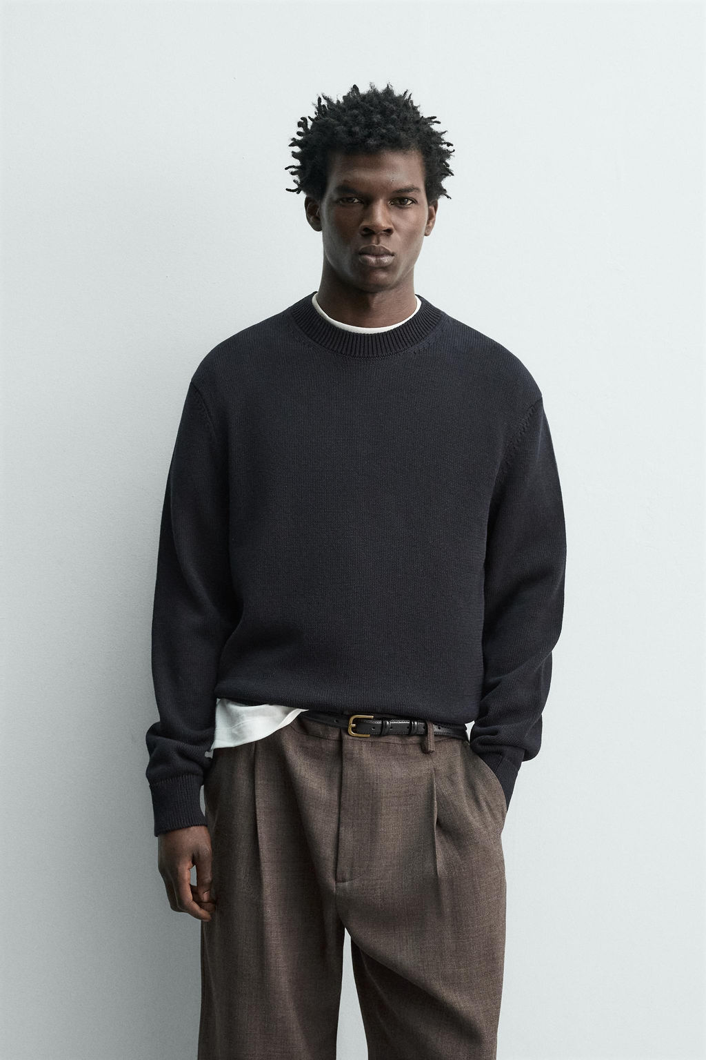 REGULAR FIT COTTON JUMPER - Zara фото 10