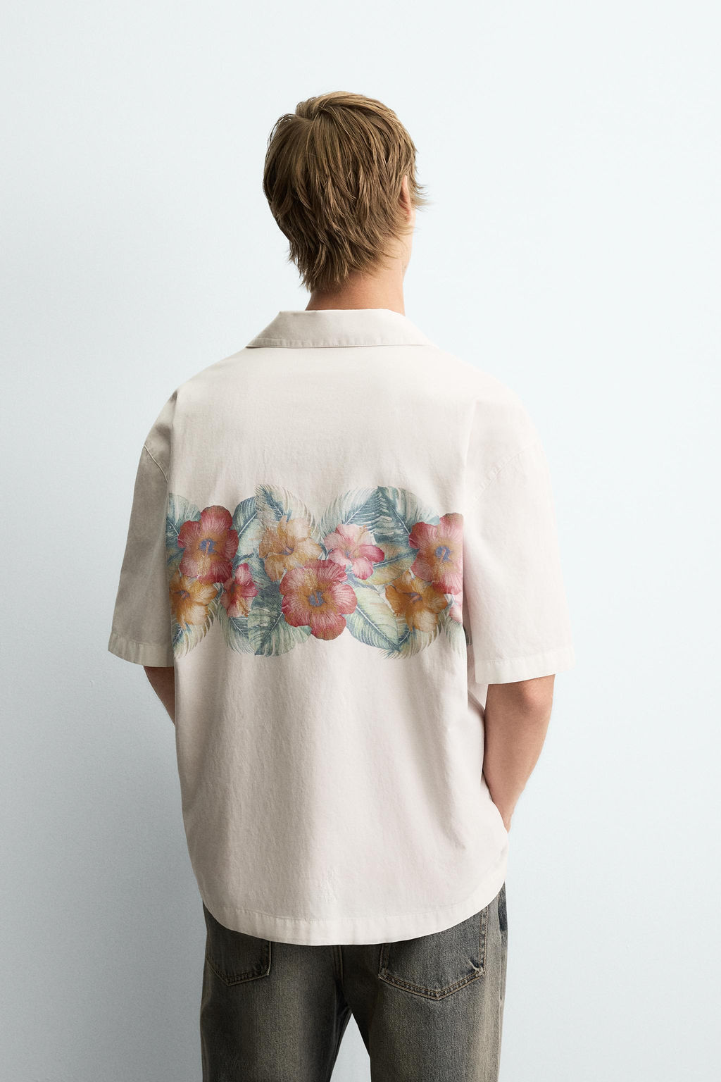 FLORAL PRINT SHIRT - Zara фото 10