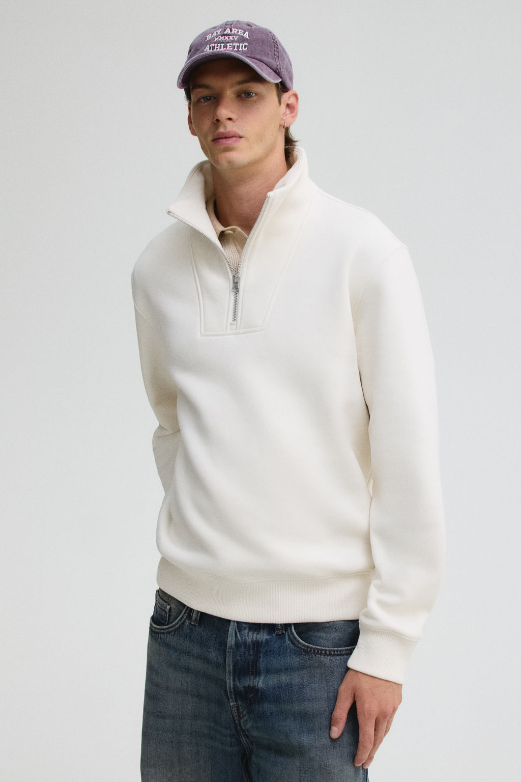Sudadera con media cremallera Regular Fit - H&m фото 2