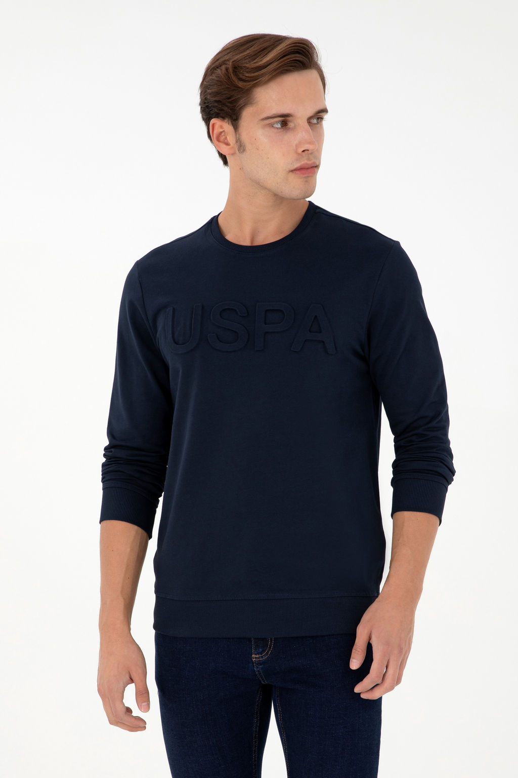 Мужской темно-синий базовый свитшот Неожиданная скидка в корзине - U.s. polo assn фото 8