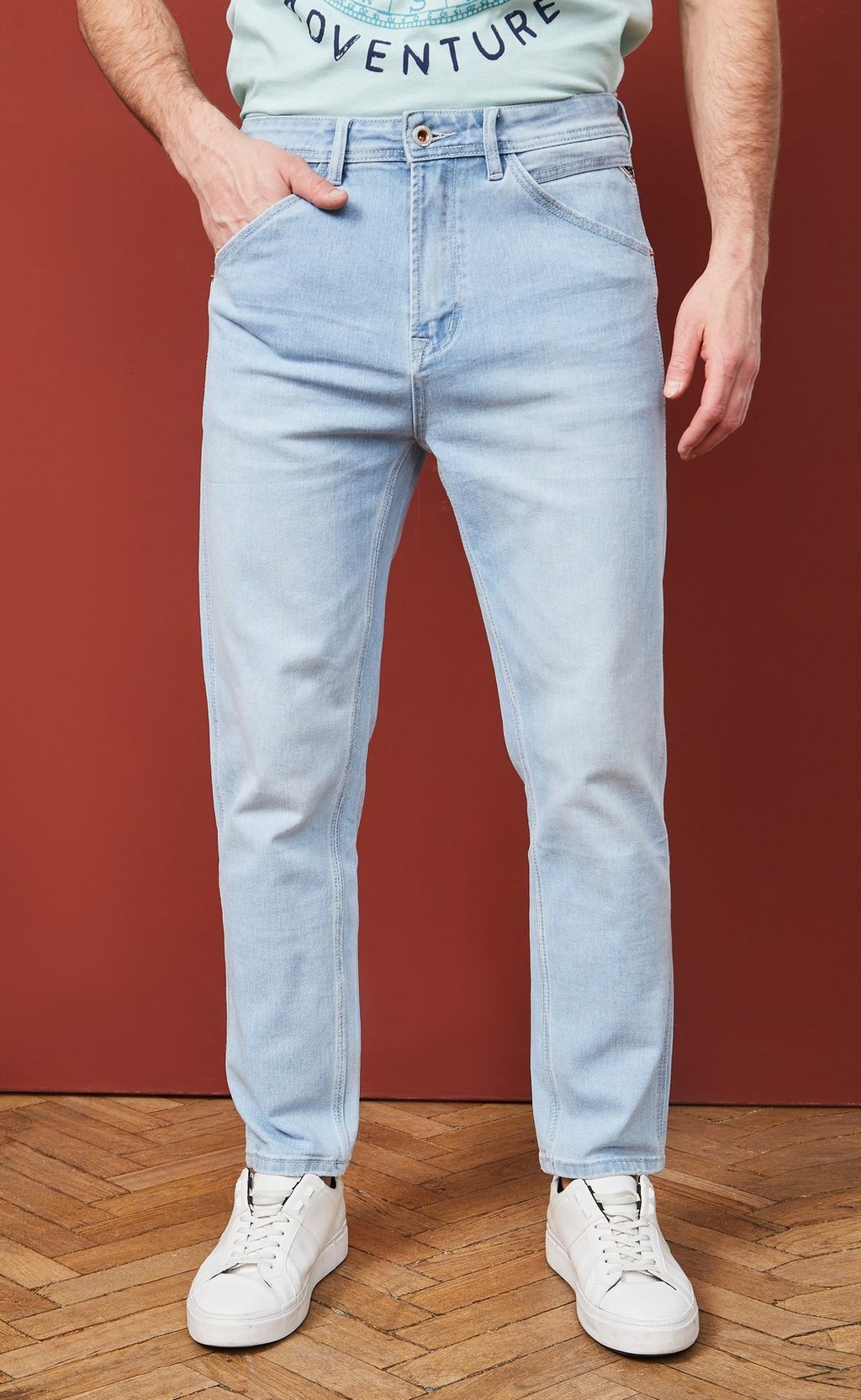 Джинсы F311-0140C l.blue - Fine joyce фото 5