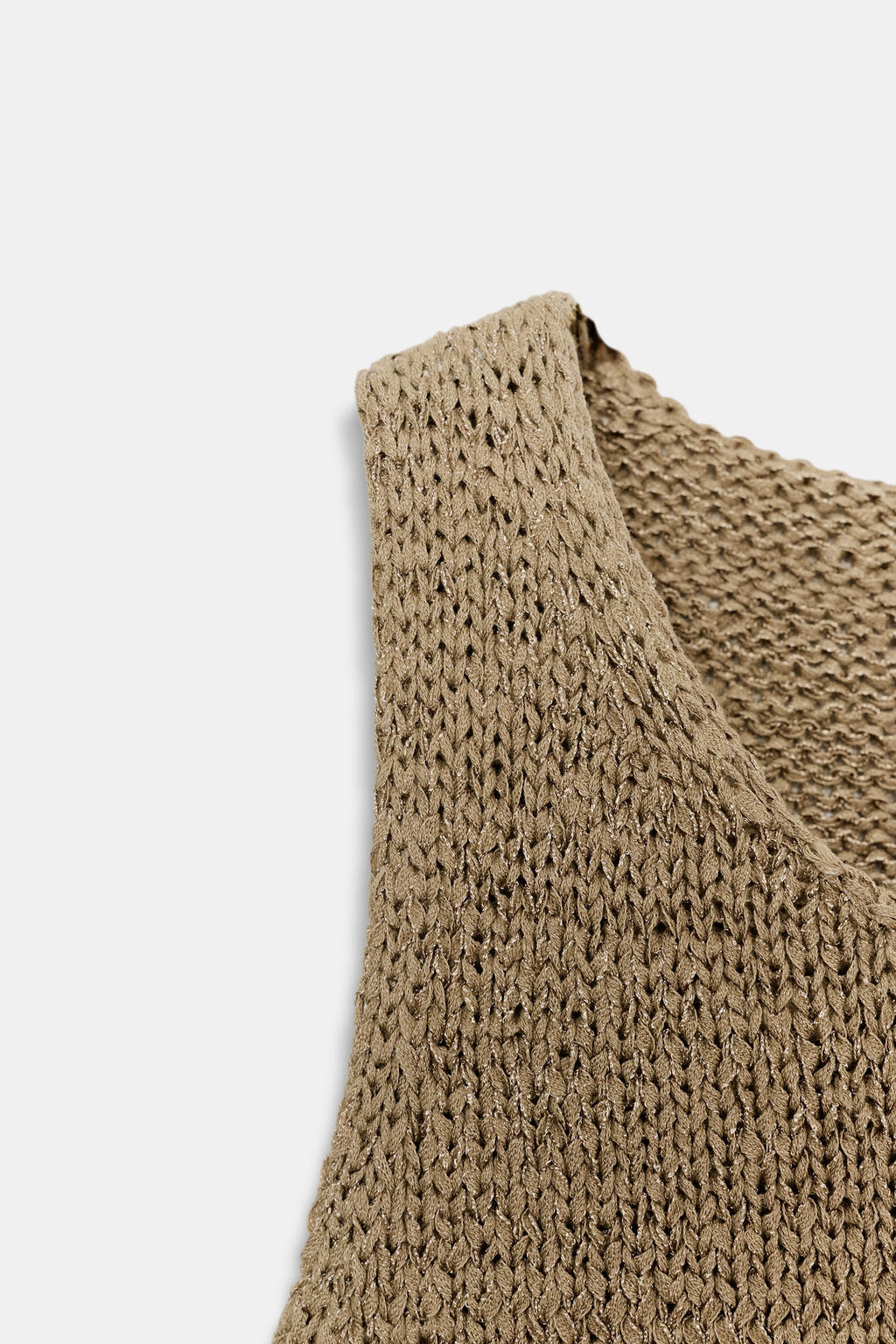 TOP PUNTO GRUESO / Tostado oscuro - Zara фото 9