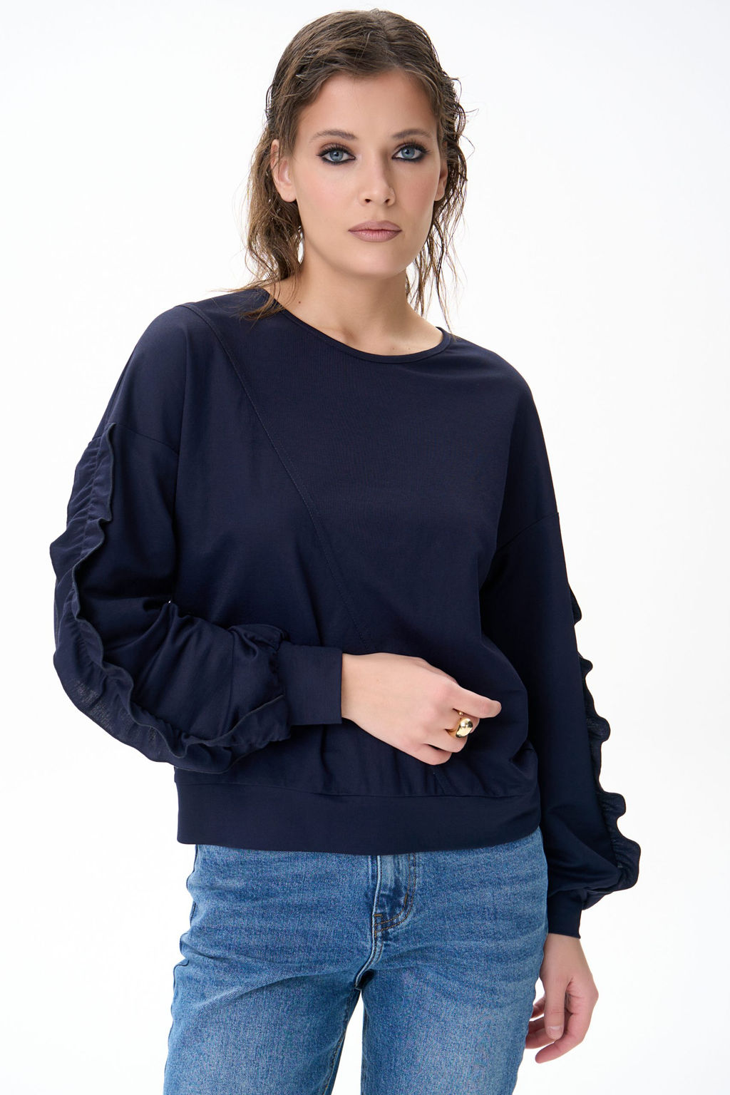 Свитшот Ния (тёмно  синий)