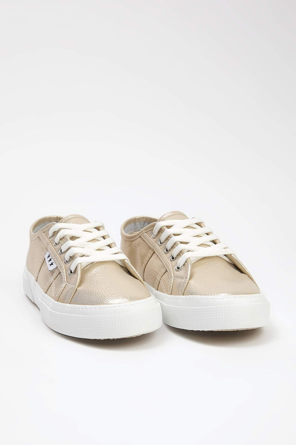 Alt?n Bagc?kl? Duz Taban Unisex Spor Ayakkab? TAKSS25SN00039