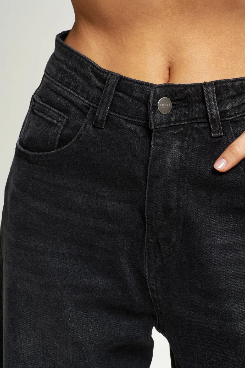 Джинсы RELAXED Washed Black