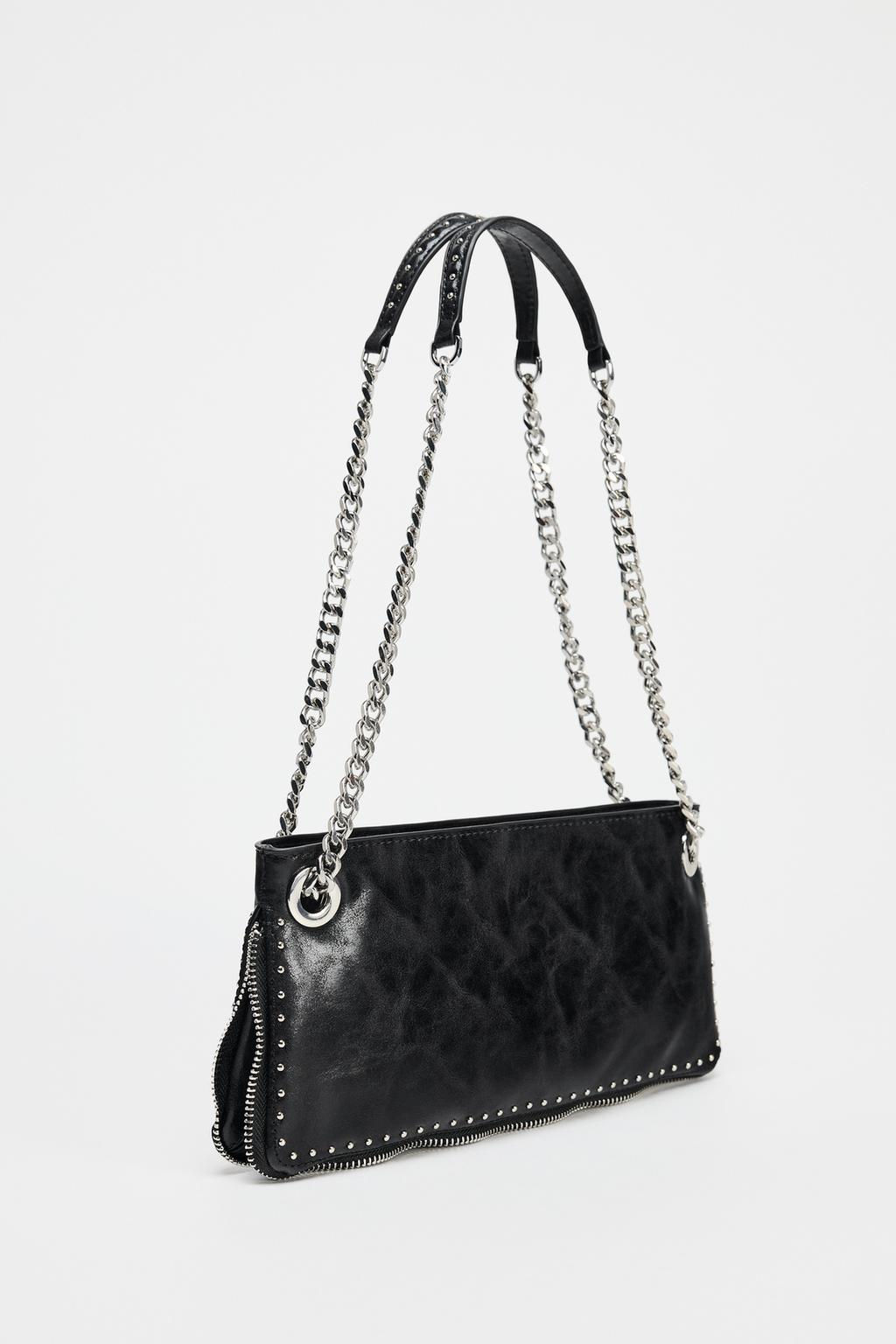 STUDDED ELONGATED BAG - Zara фото 3