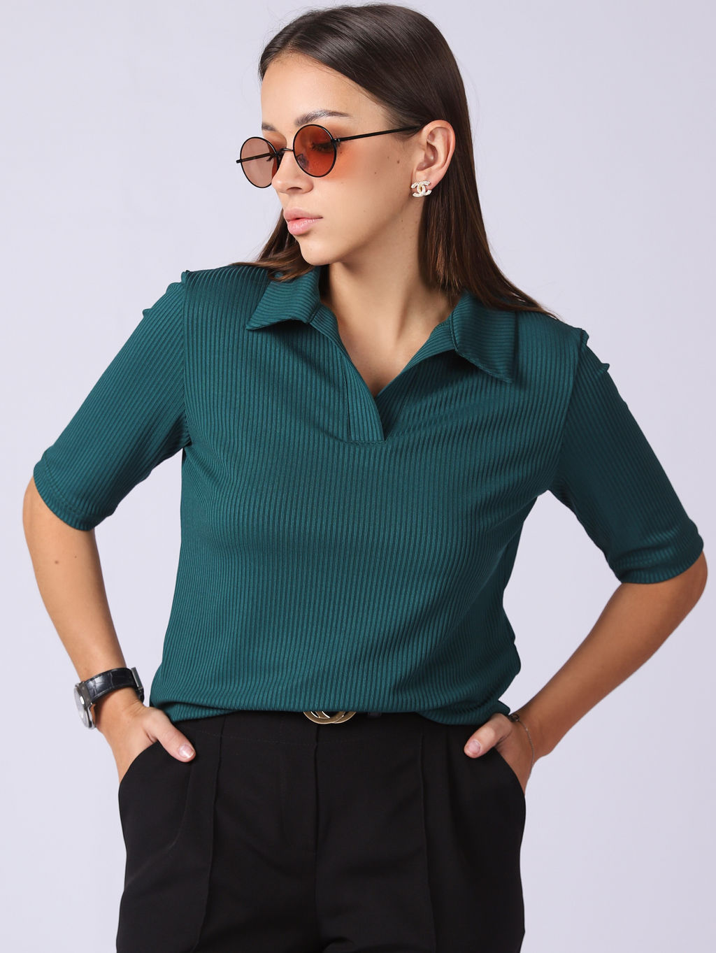 Футболка поло КФ100 Изумруд от фабрики Спортсоло