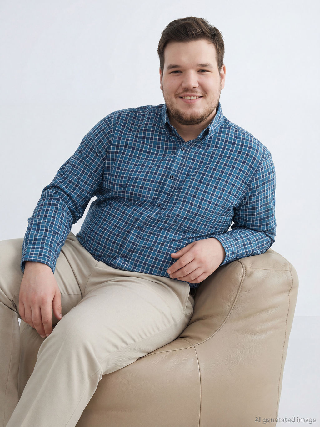 Regular Fit Ekose Gabardin Erkek G?mlek