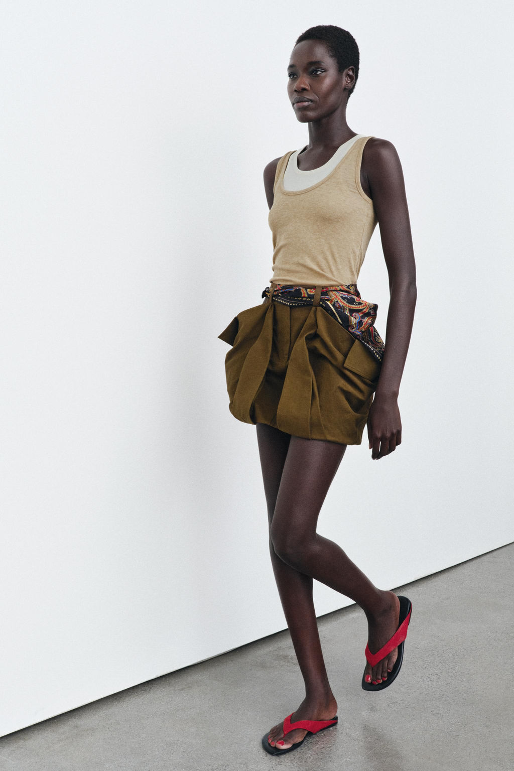 DOUBLE-LAYER STRAPPY TOP - Zara фото 7