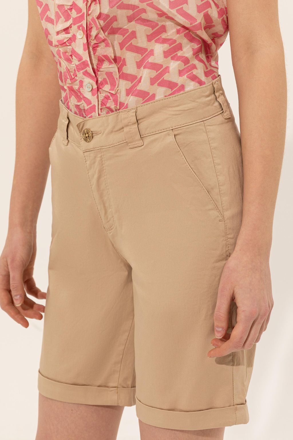 U. S. Polo Assn Женские бермуды капри из песочного плетения - U.s. polo assn фото 12