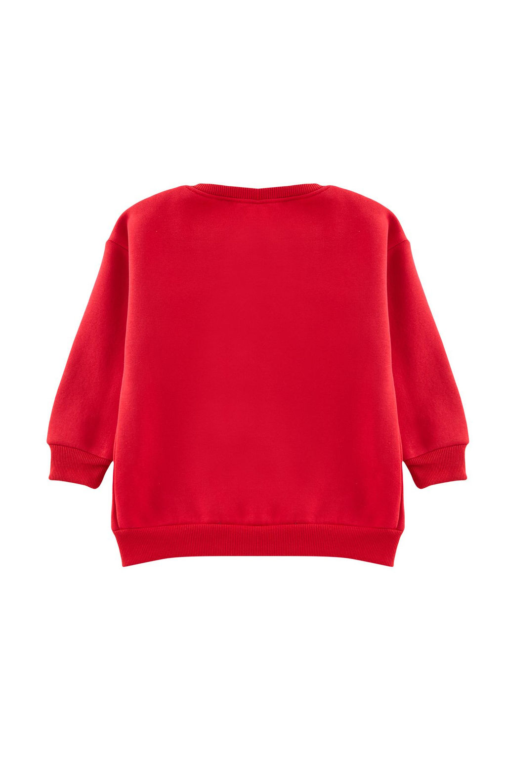 K?rm?z? Erkek Cocuk Basic Bisiklet Yaka Pamuklu Orme Sweatshirt TKDAW25SW00015 - Trendyolmilla фото 2