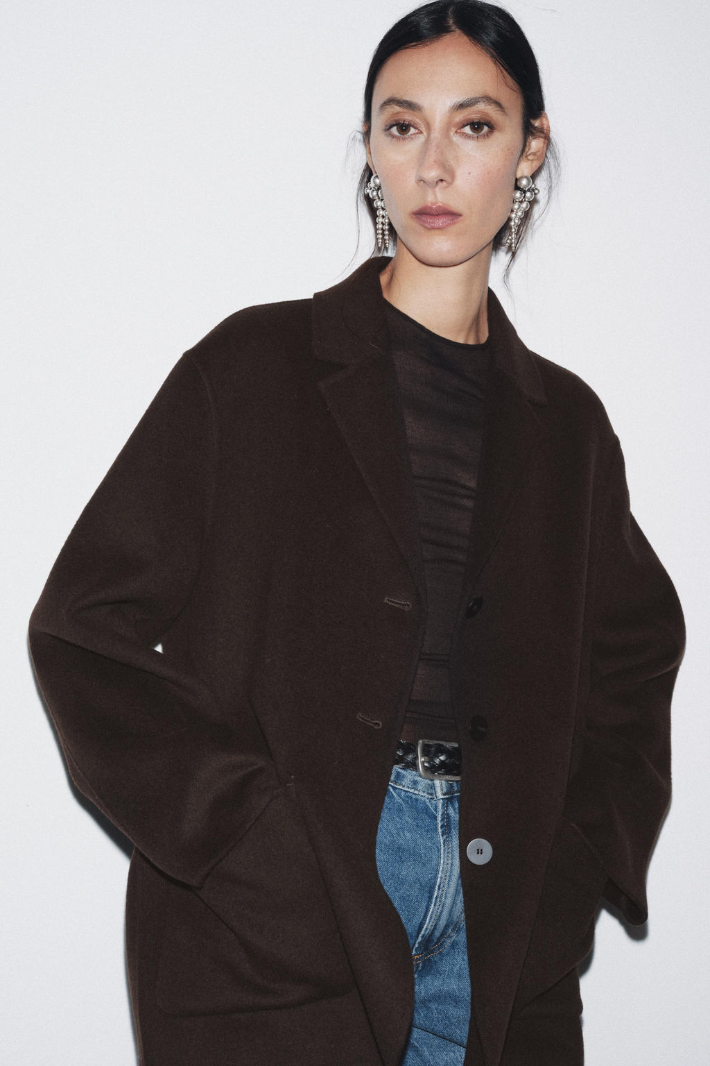 WOOL BLEND BLAZER ZW COLLECTION