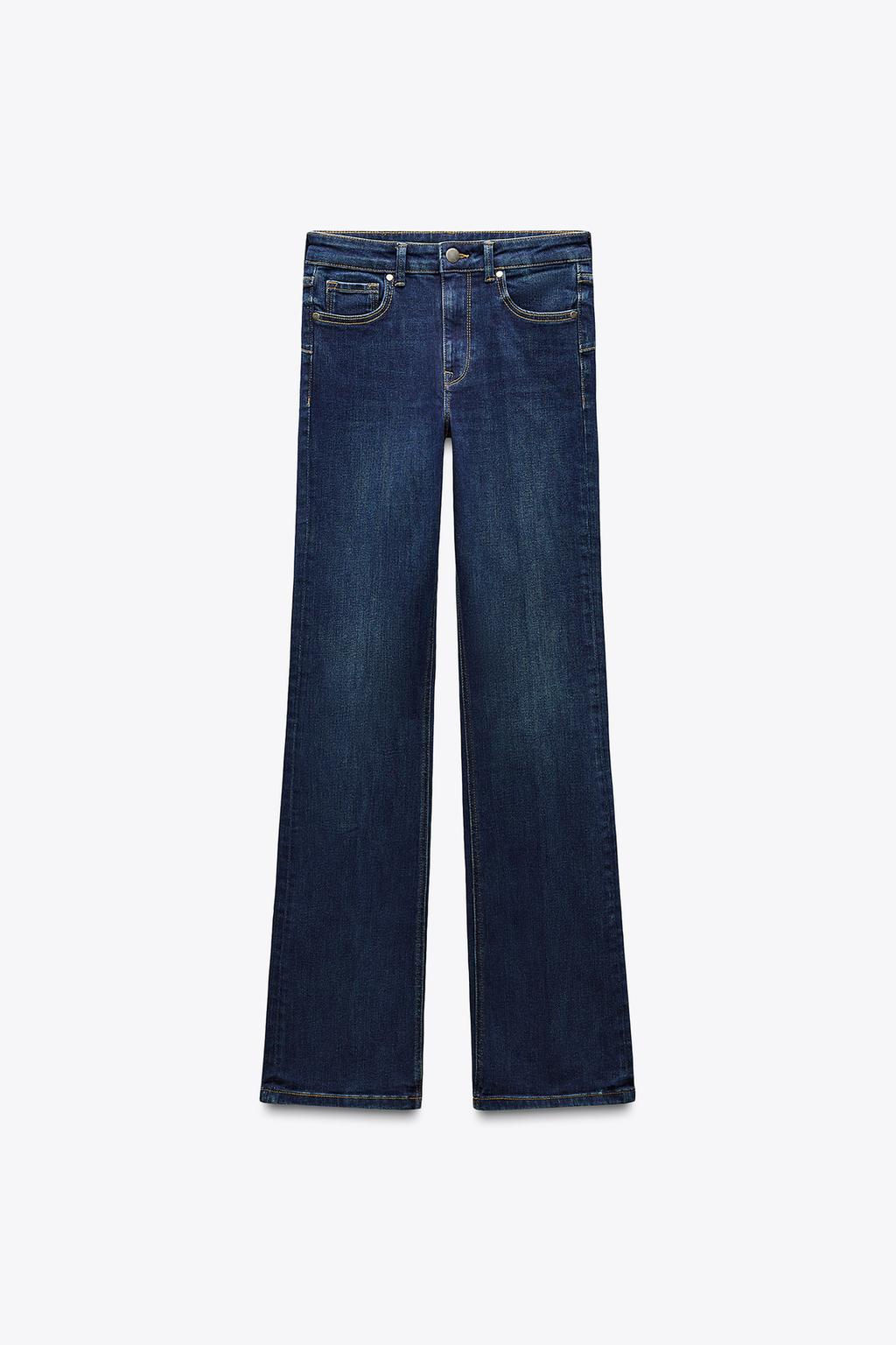 ZW COLLECTION BOOTCUT MID-WAIST CONTOUR JEANS - Zara фото 16