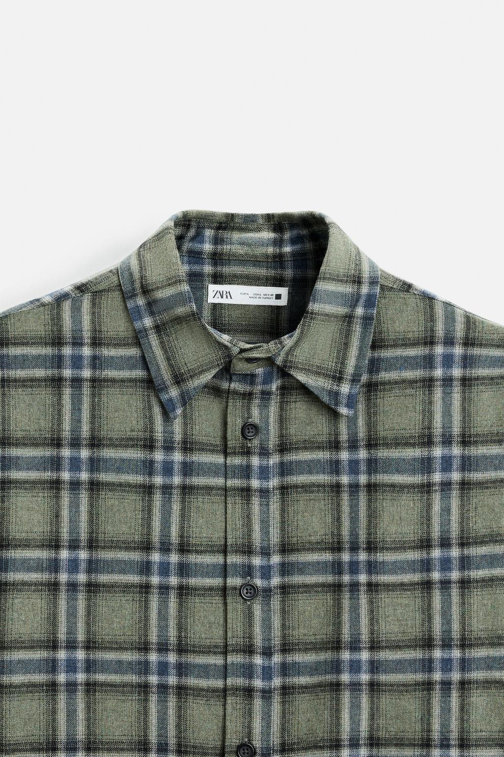 CHECK SHIRT - Zara фото 8