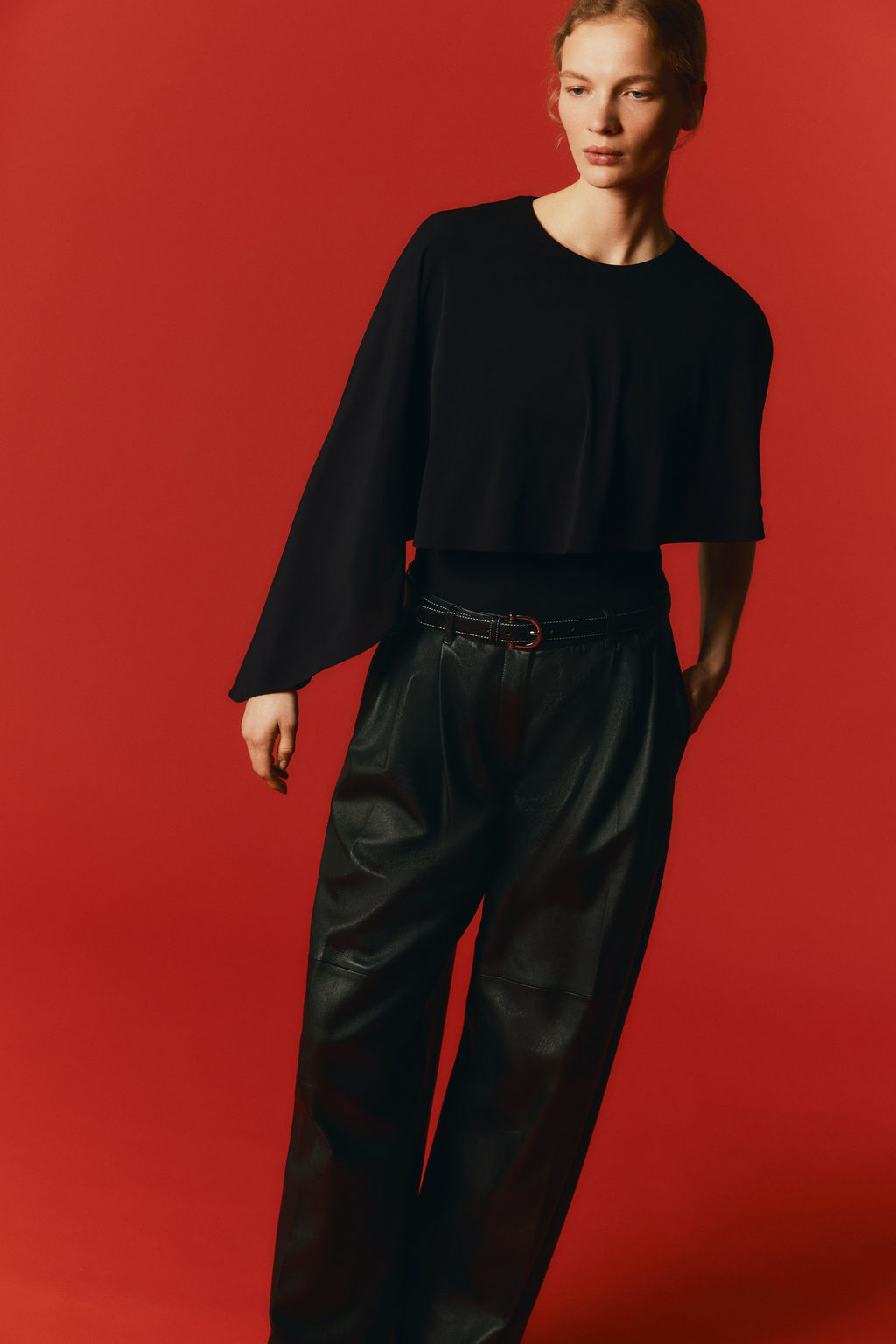 Top con detalle efecto capa - H&m фото 5