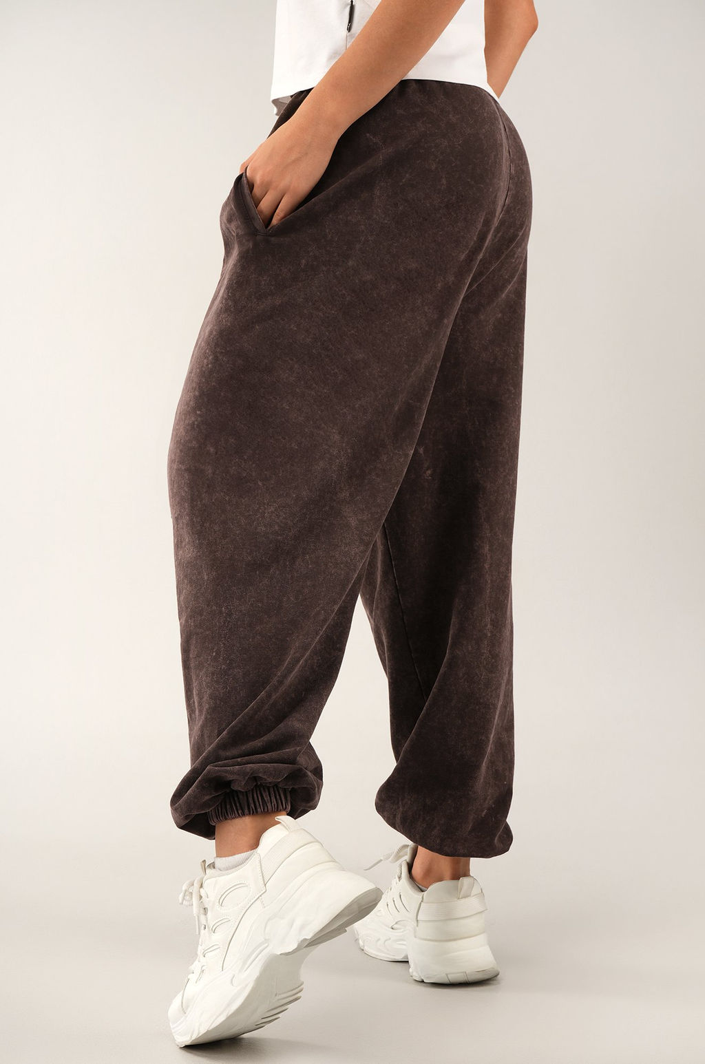 Женские брюки из футера двухнитки Happyfox