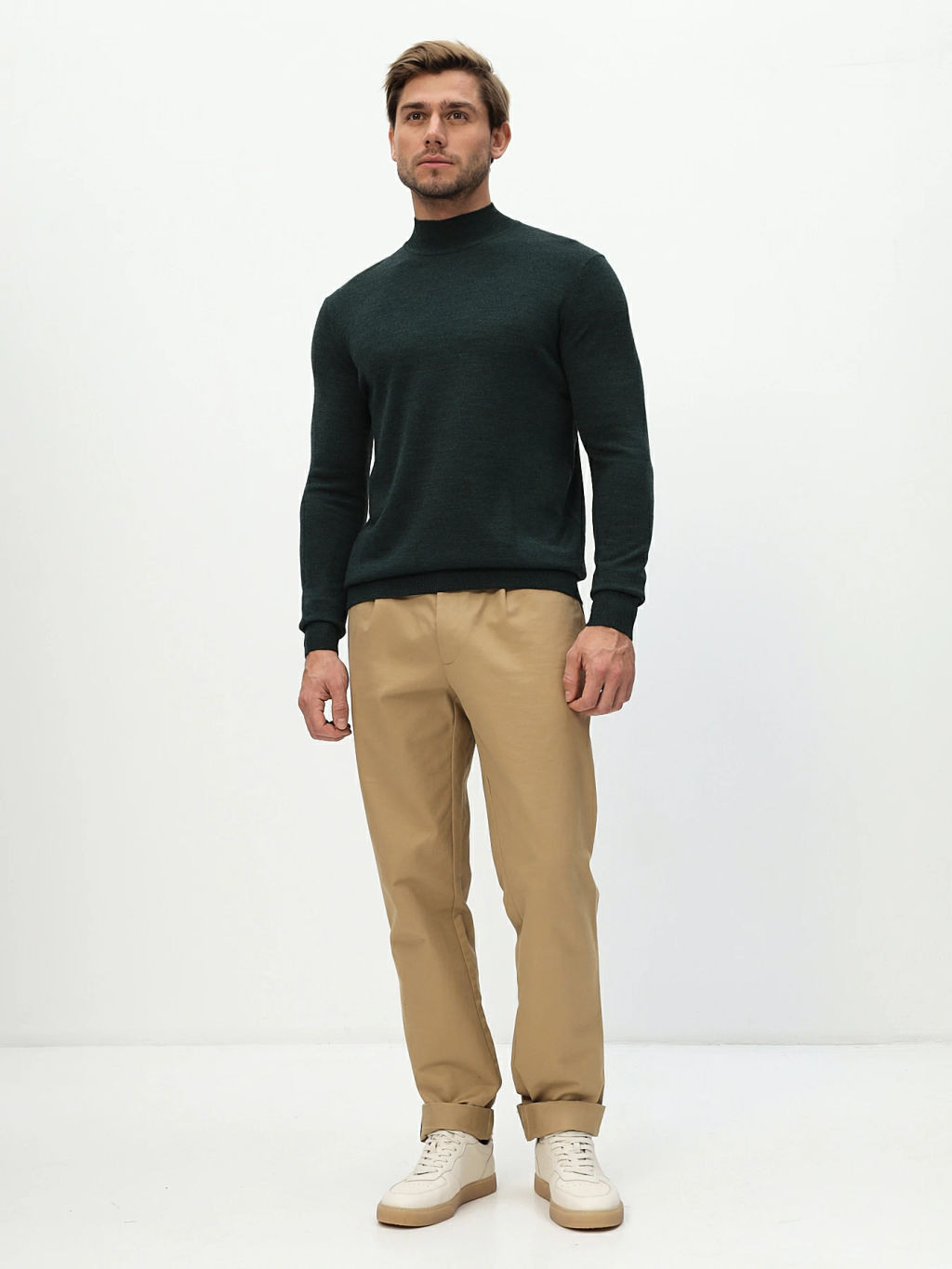 Джемпер мужской GREG G122-CT 205438 (зелёный)