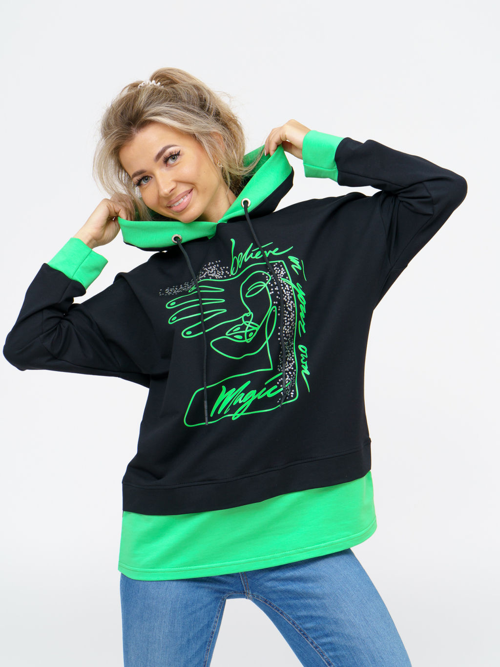 845 Туника "Зеленый"