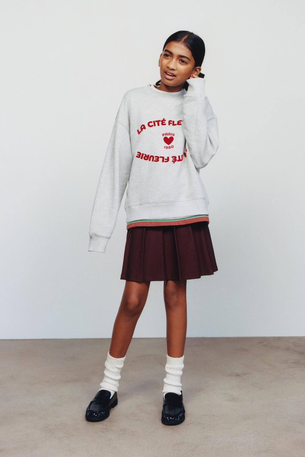 BOX PLEAT SKIRT - Zara фото 6