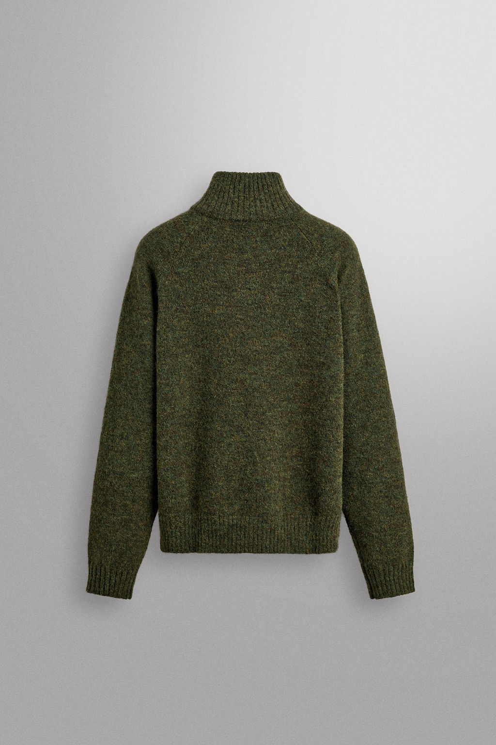WOOL BLEND QUARTER-ZIP JUMPER - Zara фото 7