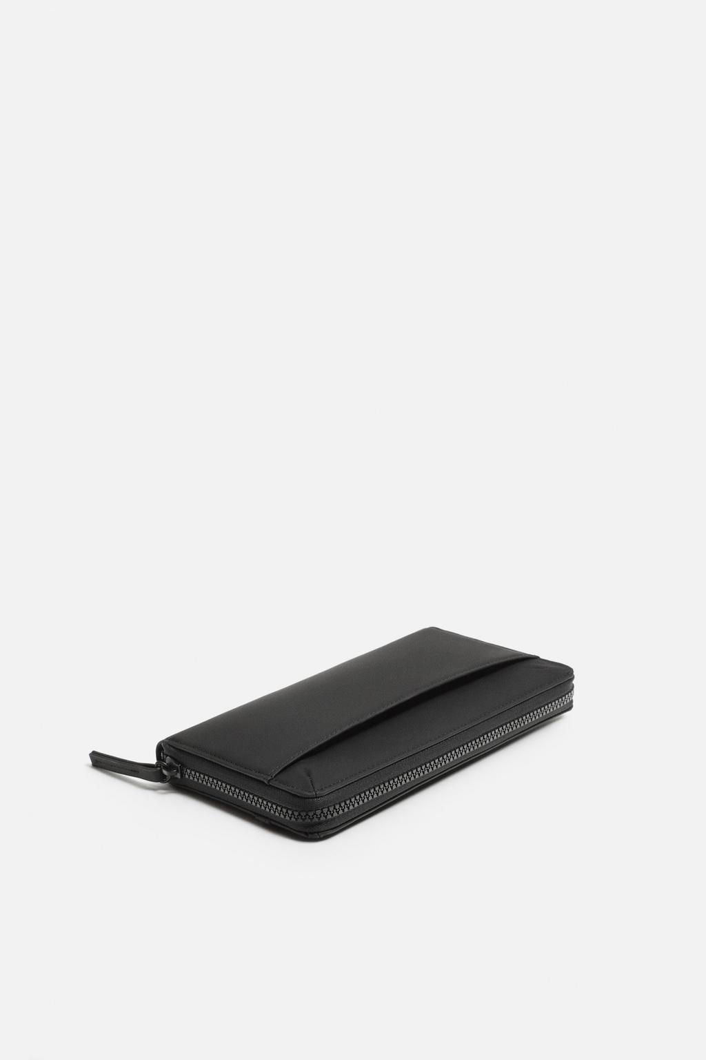 XL RUBBERISED WALLET - Zara фото 6