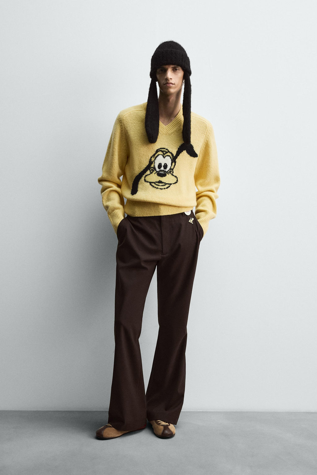 PLUTO WOOL SWEATER HARRY LAMBERT FOR ZARA X DISNEY