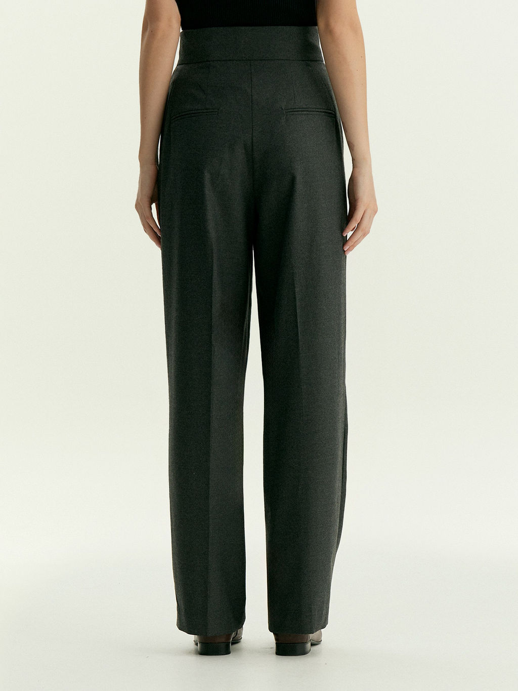 Брюки широкого кроя с защипами, D436/cartier - Emka фото 4