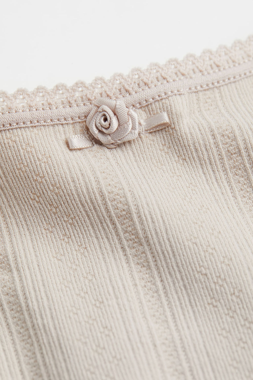 Camison en punto pointelle Seamless - H&m фото 2