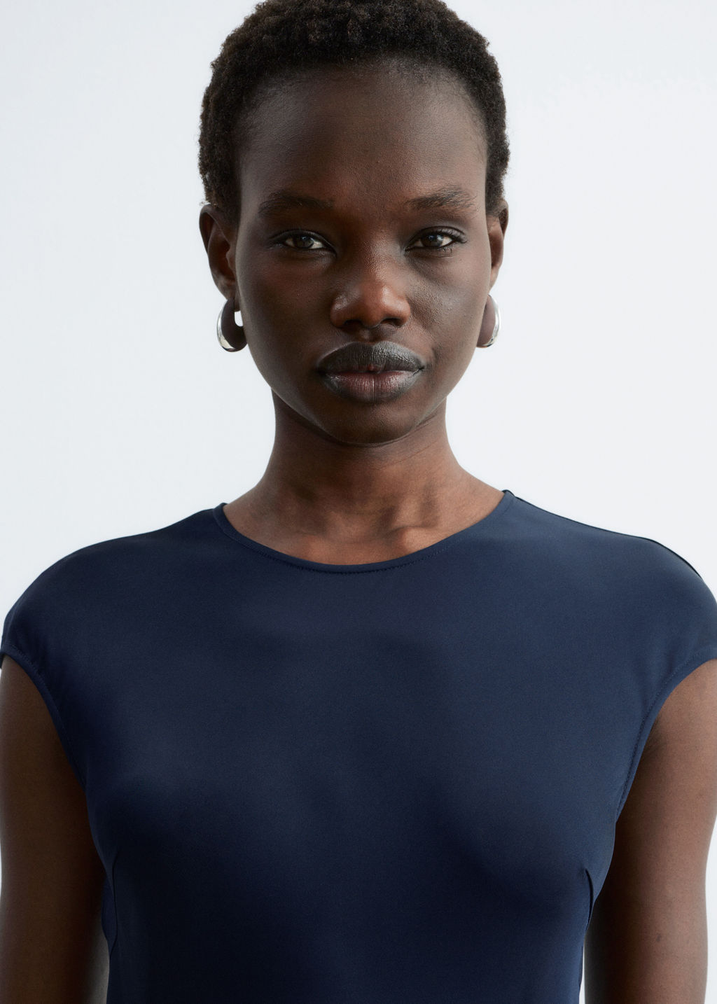 Maxivestido ajustado de sat?n - H&m фото 8