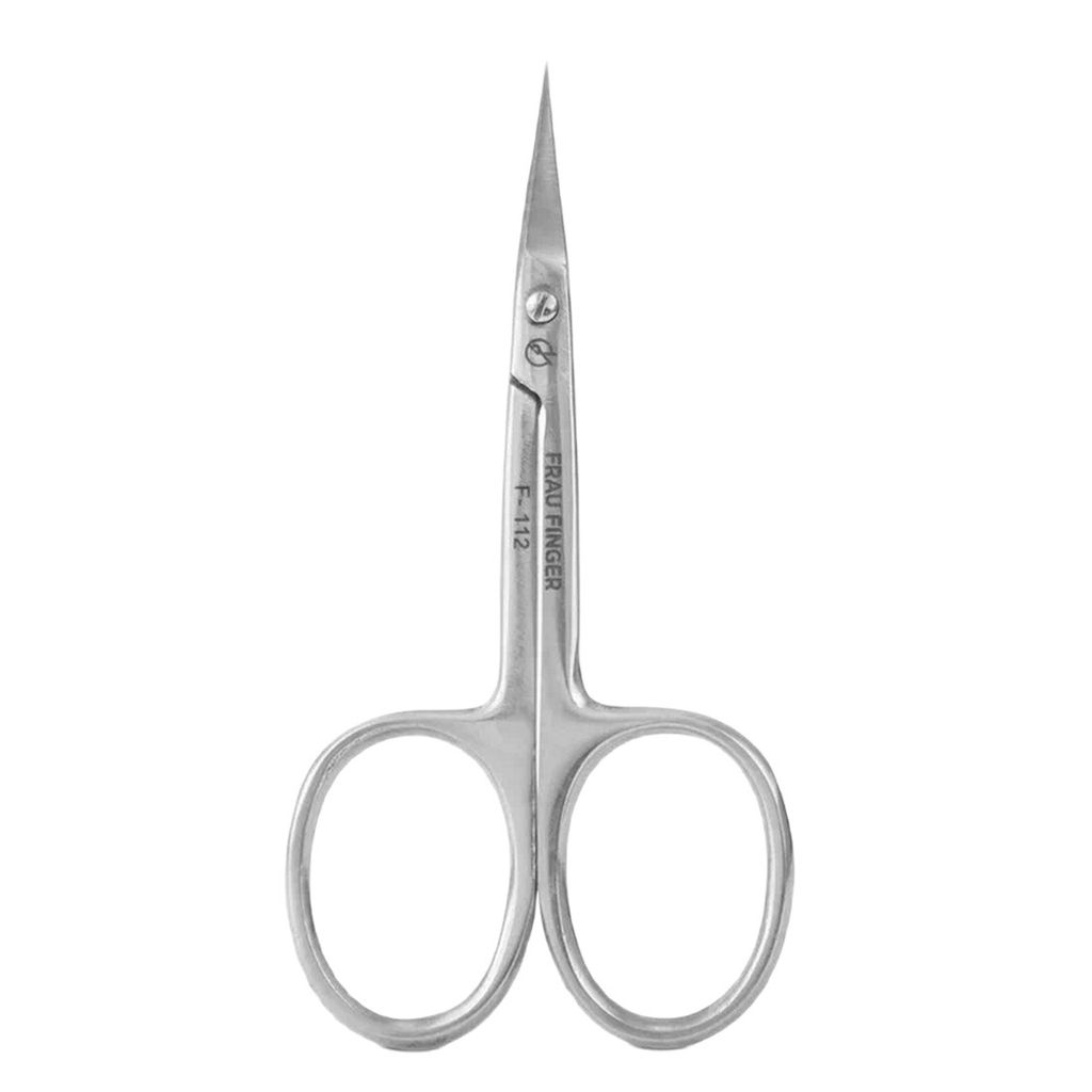 Frau Finger Ножницы маникюрные для кутикулы изогнутые / Classic FS-112SP, глянцевые, ручная заточка, 9 см фото 4