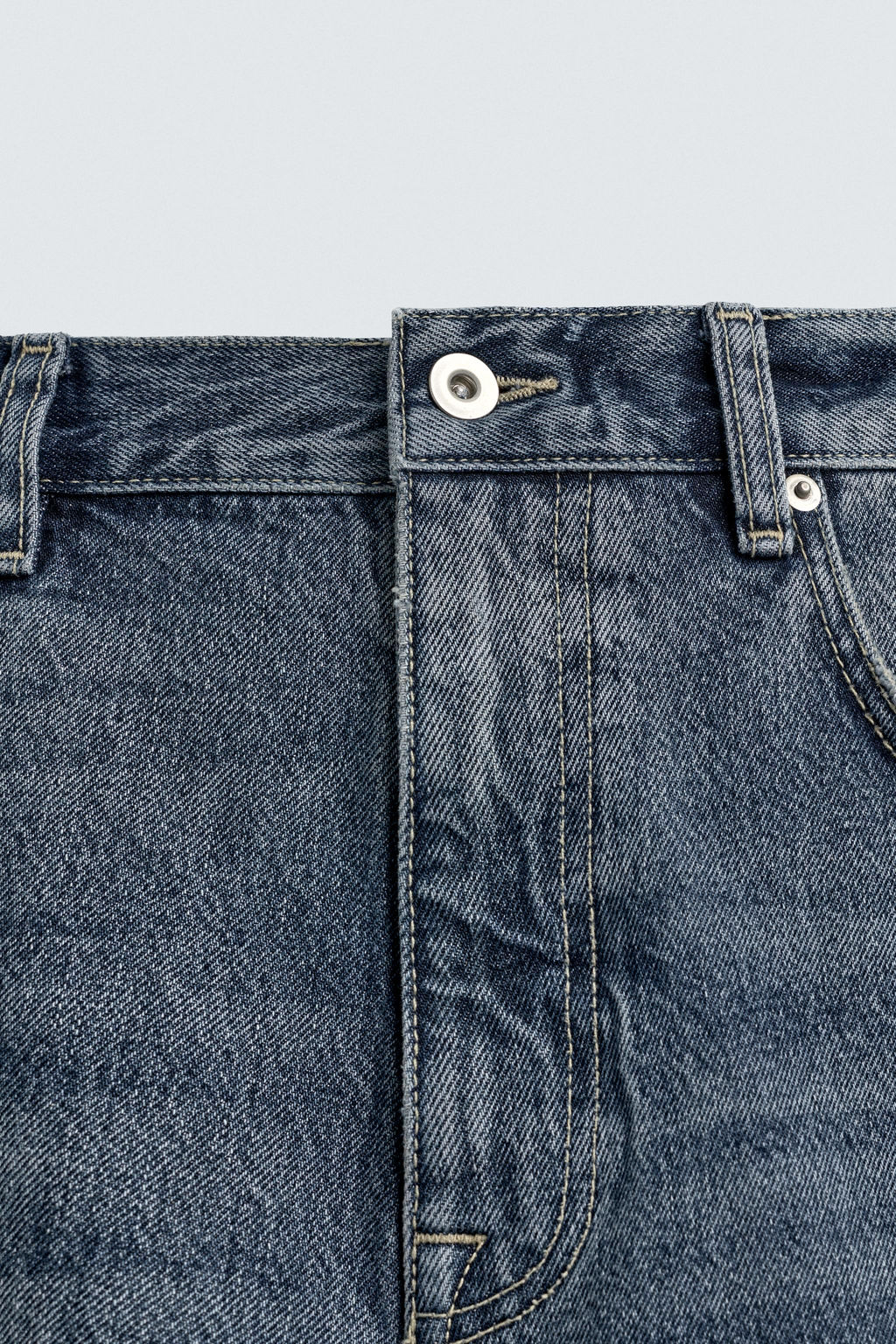 BERMUDA DENIM RELAXED FIT / Azul - Zara фото 9