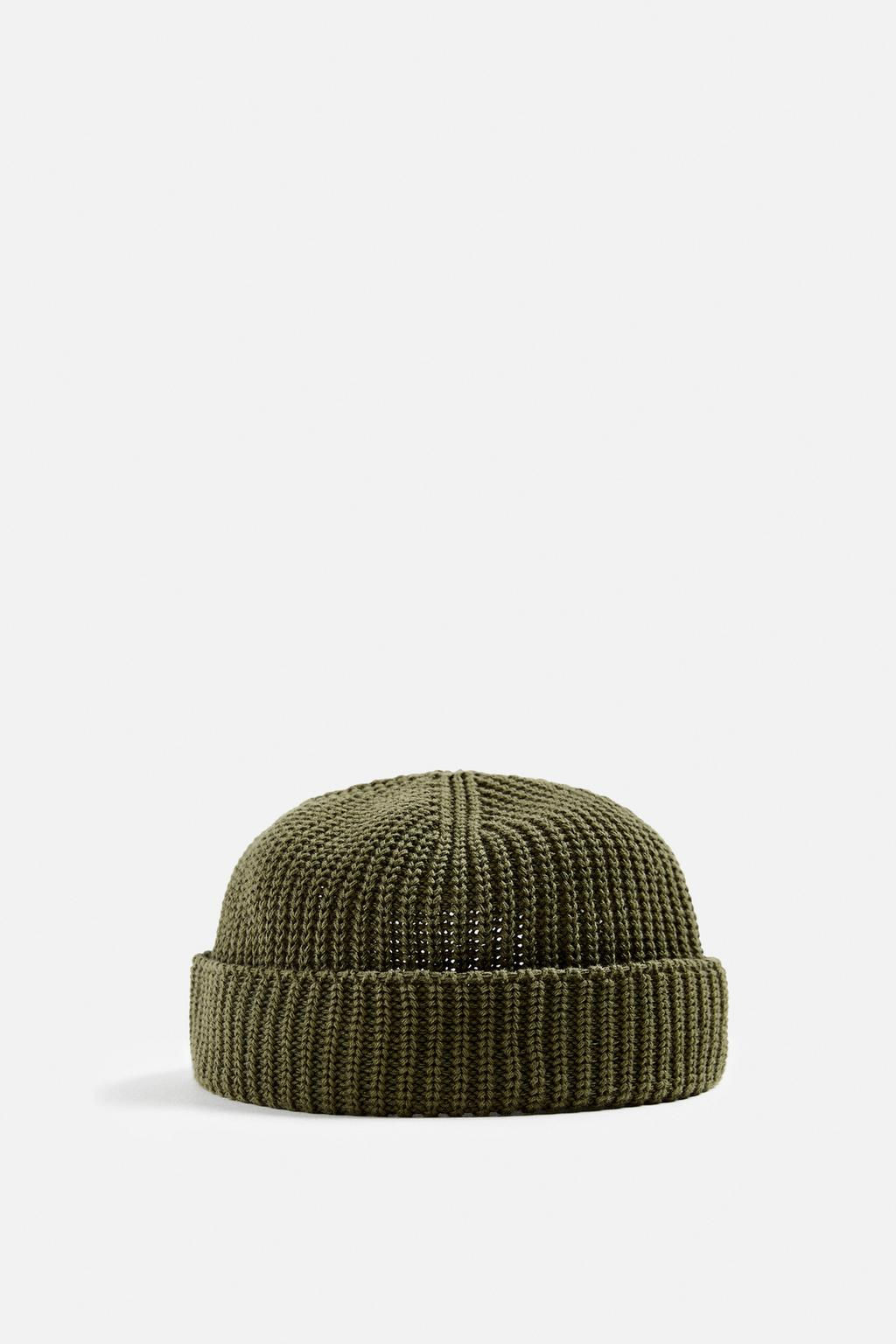 SHORT KNIT BEANIE - Zara фото 7