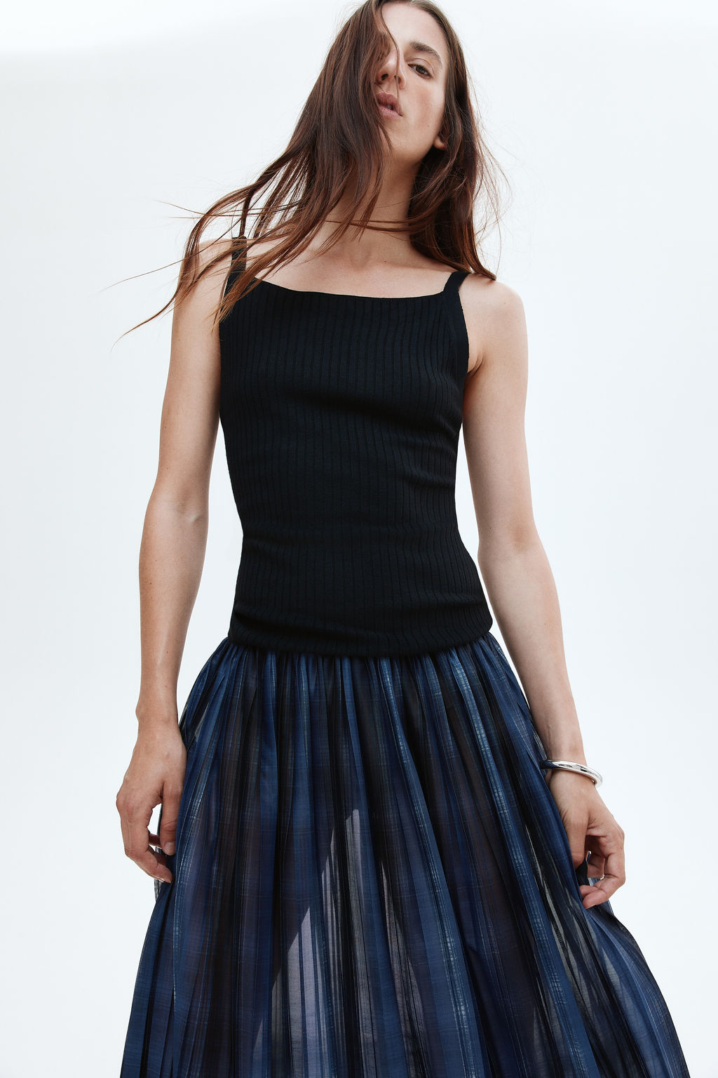 Maxifalda plisada - H&m фото 3