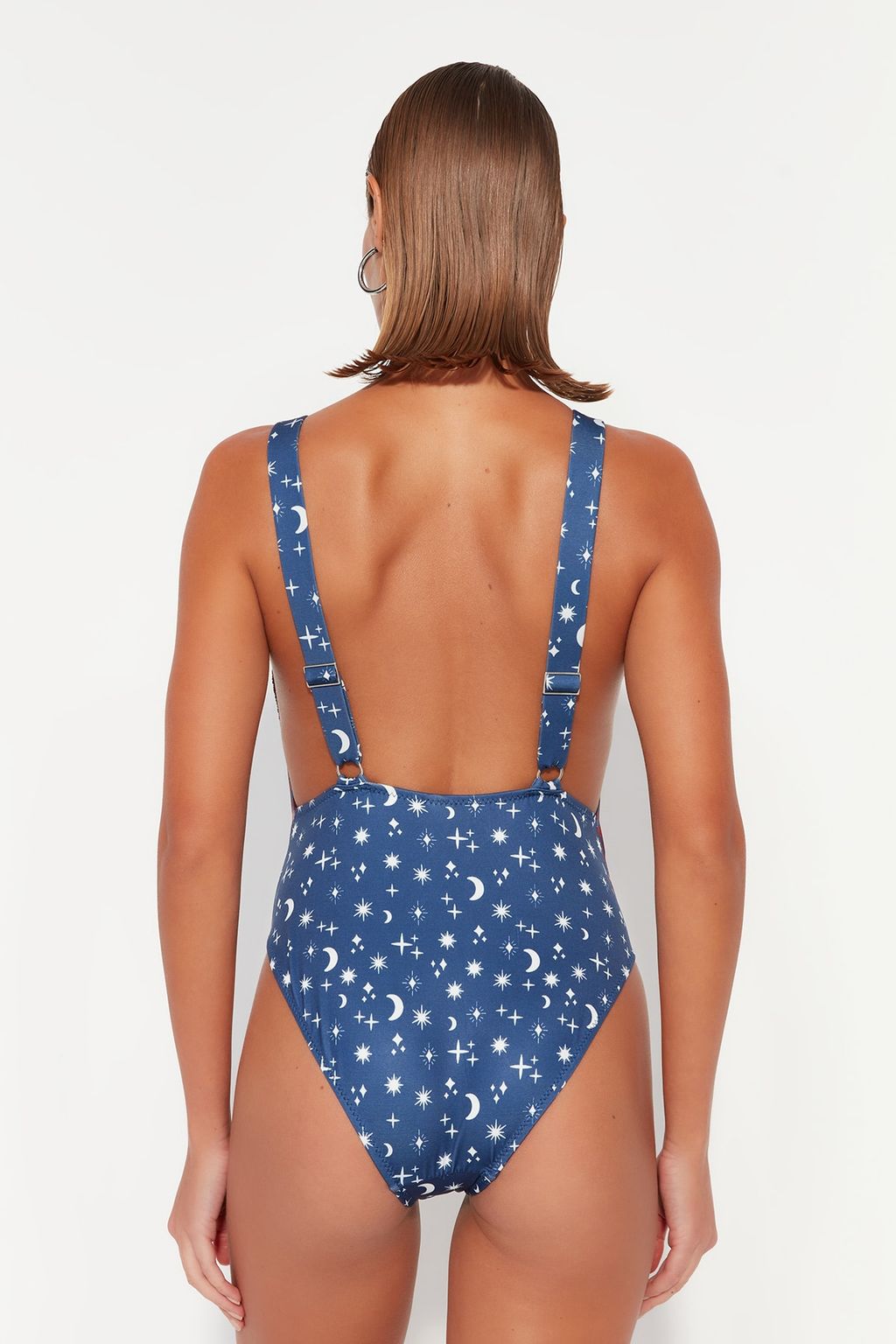 Leopar Desenli Halter Yaka Normal Paca Mayo TBESS23MA00345 - Trendyolmilla фото 5