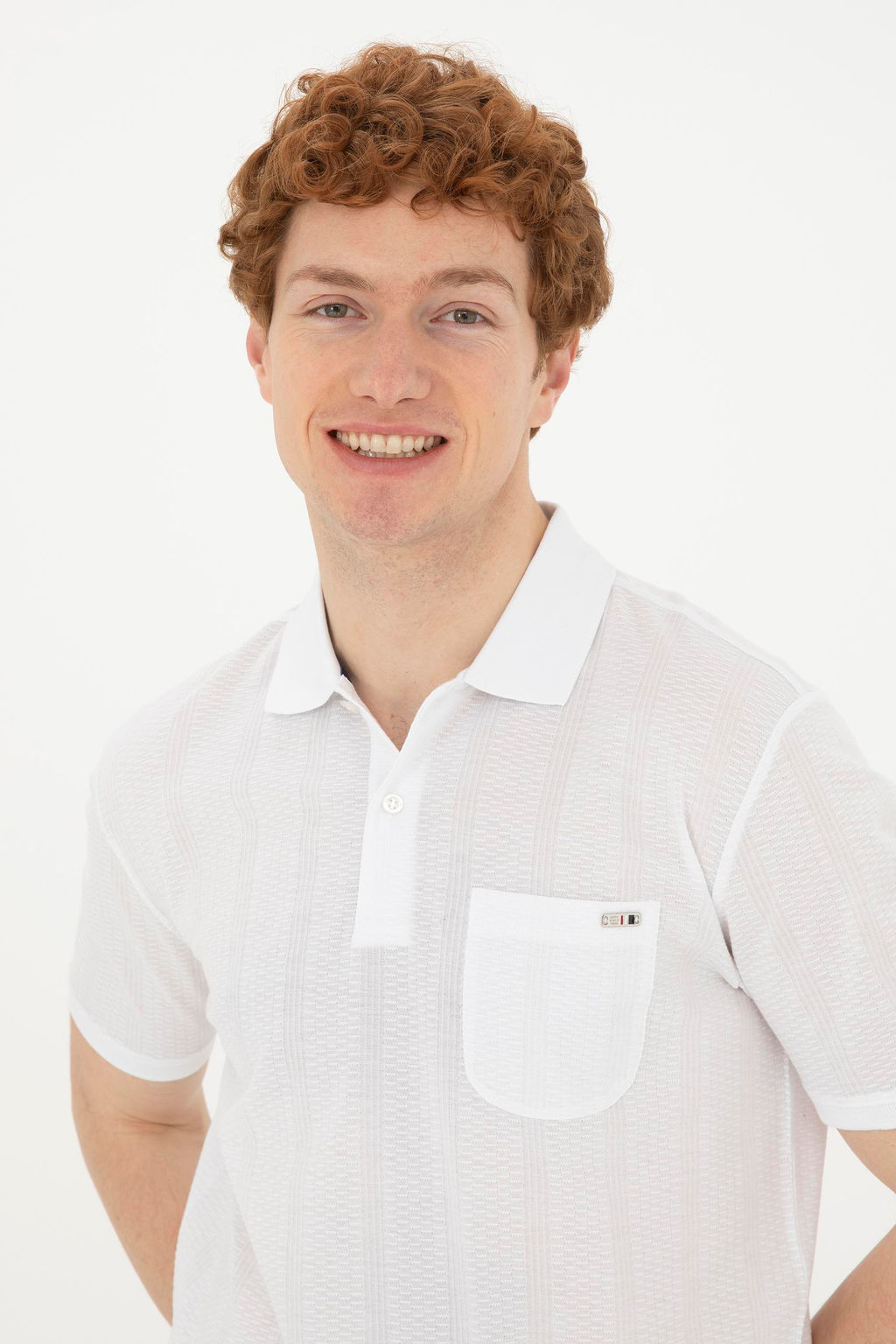 Мужская белая футболка Неожиданная скидка в корзине - U.s. polo assn фото 2