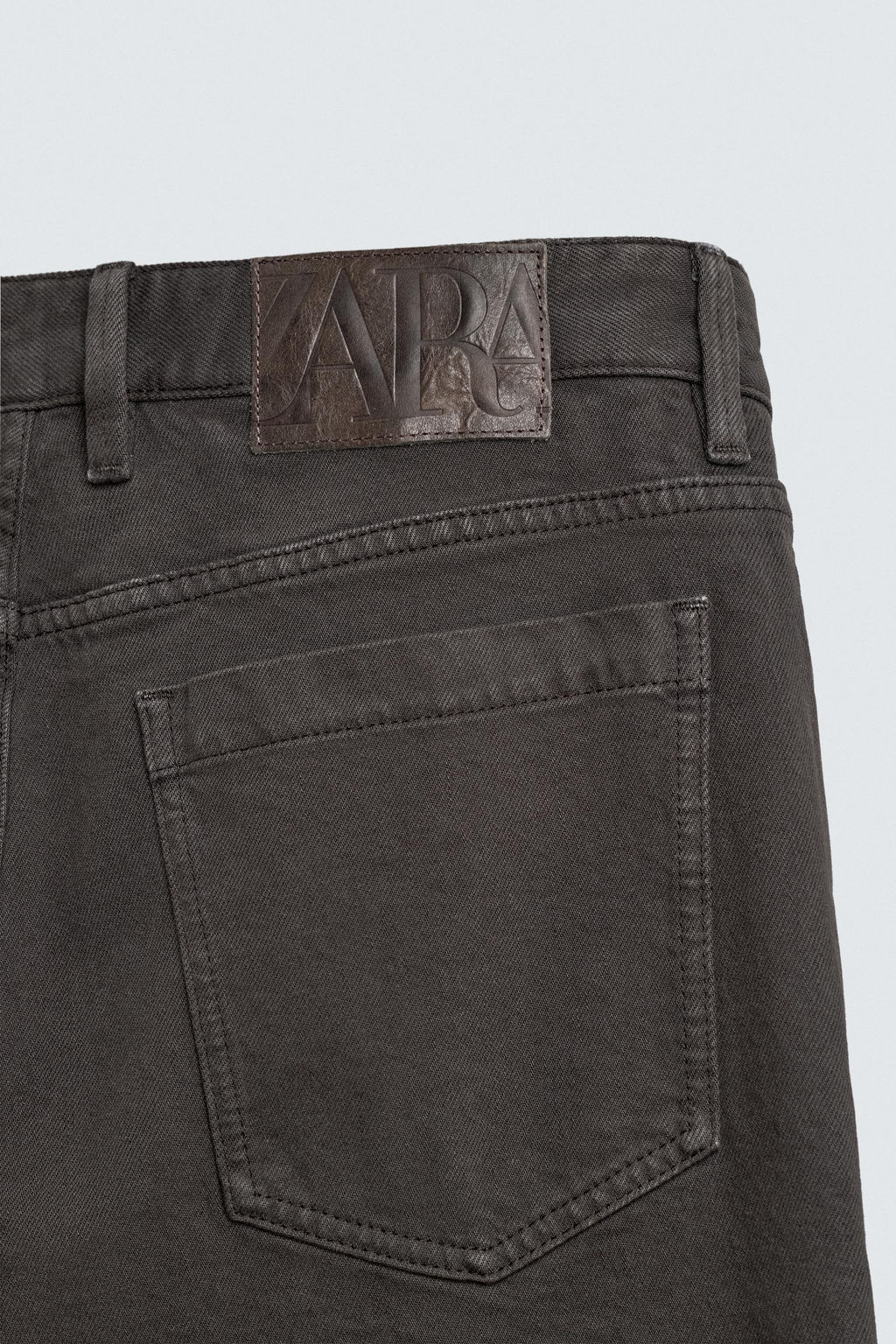 PANTAL?N STRAIGHT FIT / Marr?n - Zara фото 10