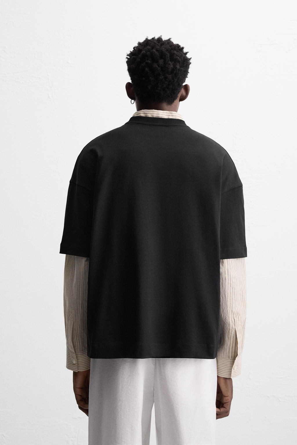 TEXTURED PRINT T-SHIRT - Zara фото 3