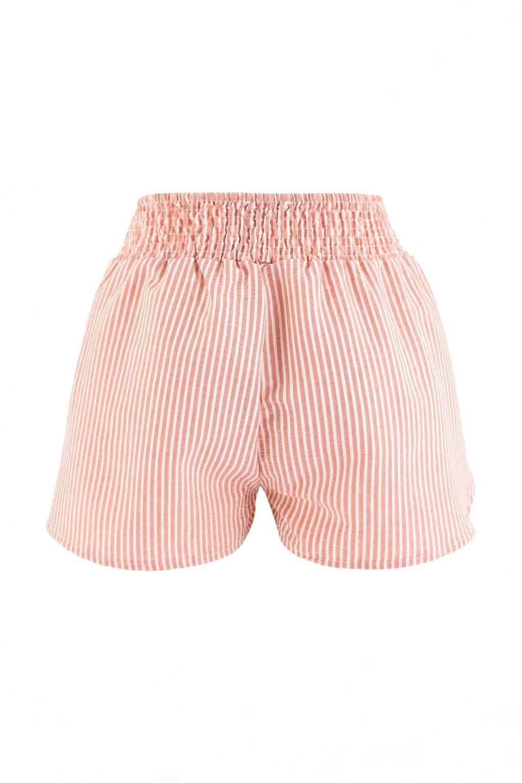 Pembe _izgili Dokuma Y_ksek Bel Plaj _ort TBESS26SR00019