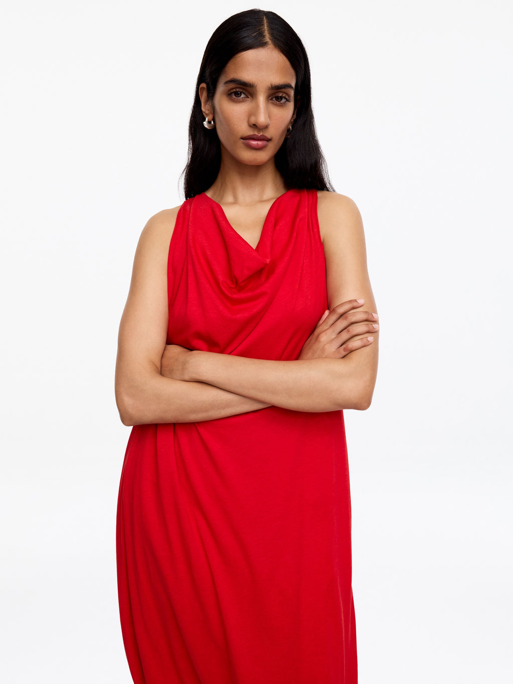 Vestido globo drapeado - H&m фото 3